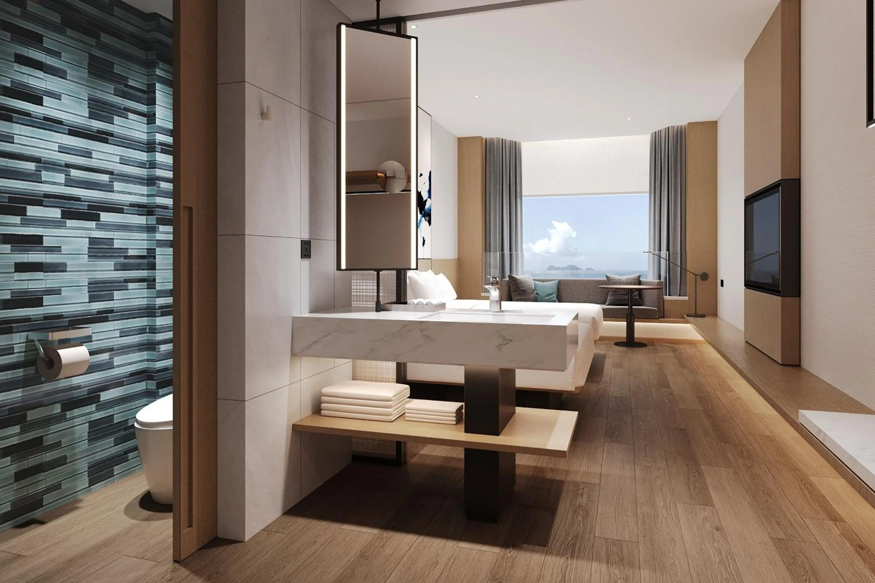 Photo of the whole room in Fairfield by Marriott Yantai