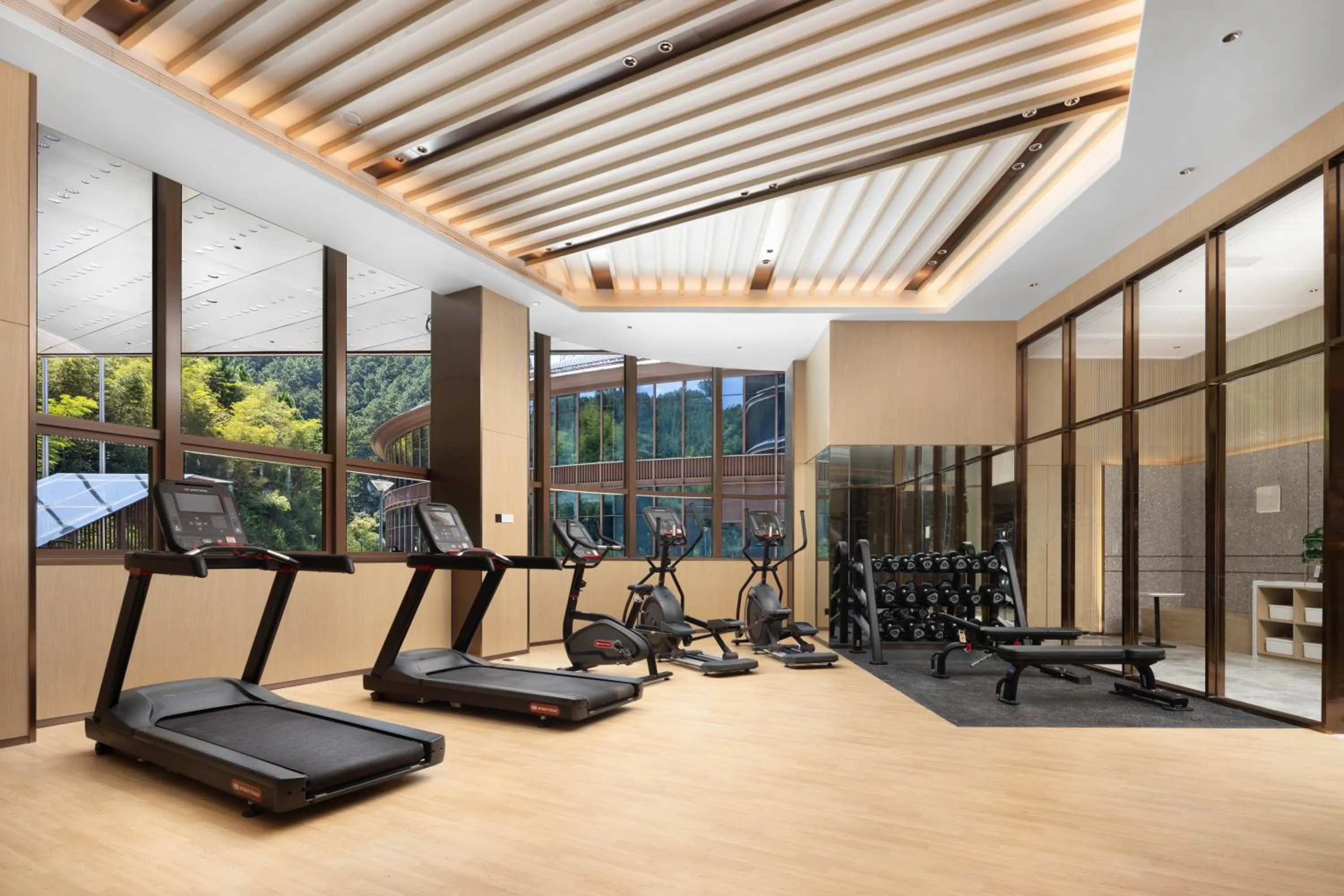 Fitness centre/facilities in Hilton Garden Inn Jingdezhen Taoyuan Valley