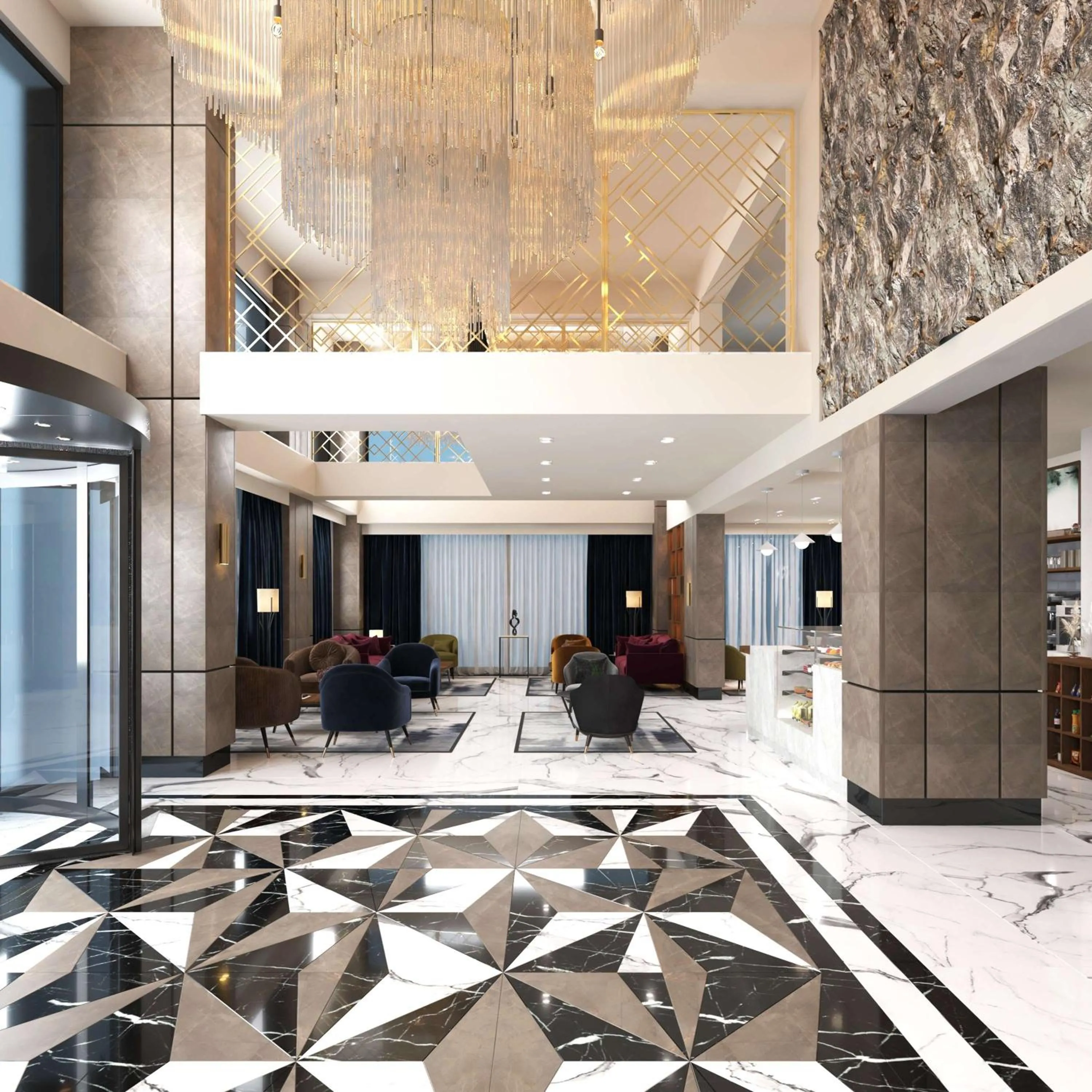 Lobby or reception in Doubletree By Hilton Suites Trabzon Yomra