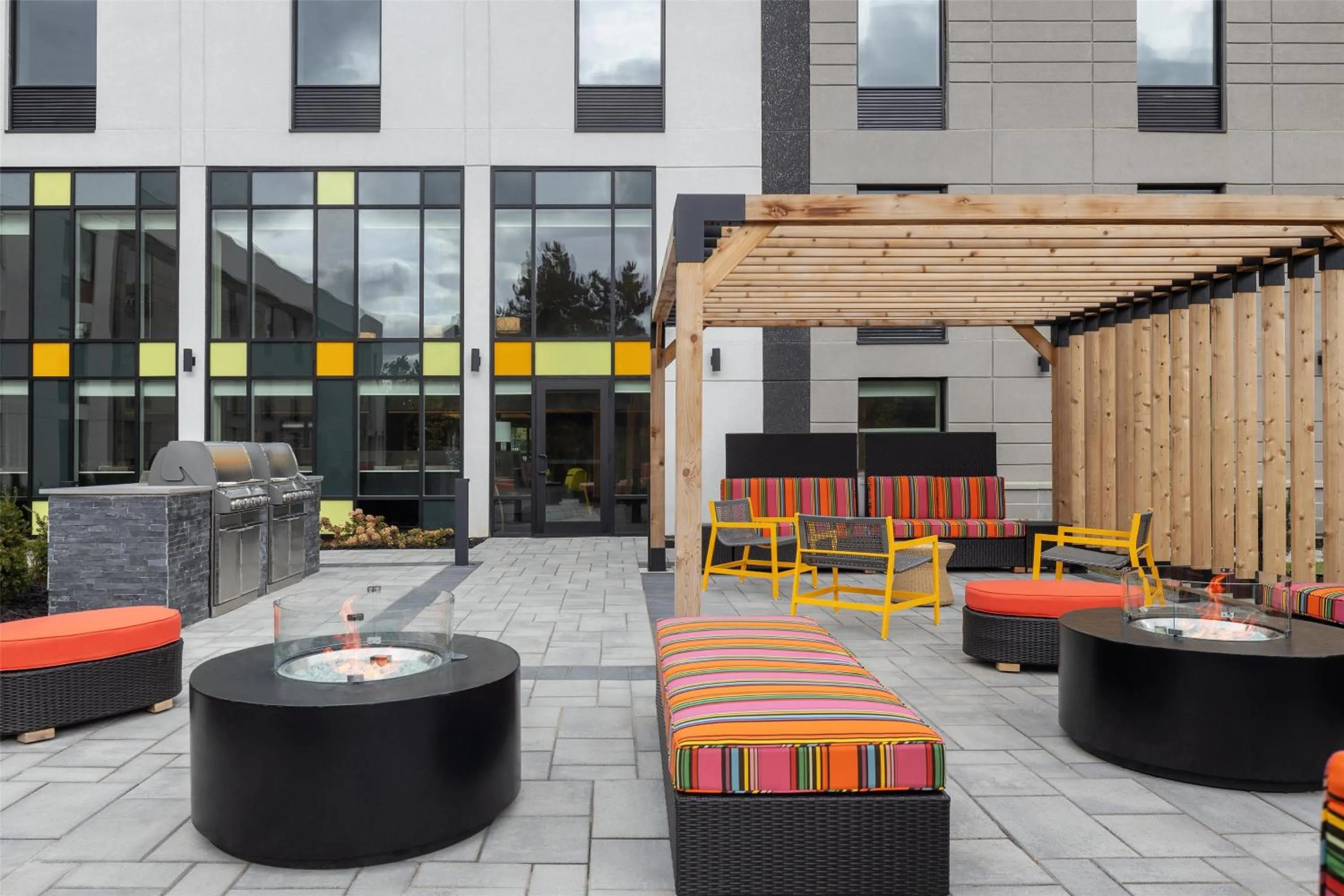 Patio in Home2 Suites By Hilton Kitchener