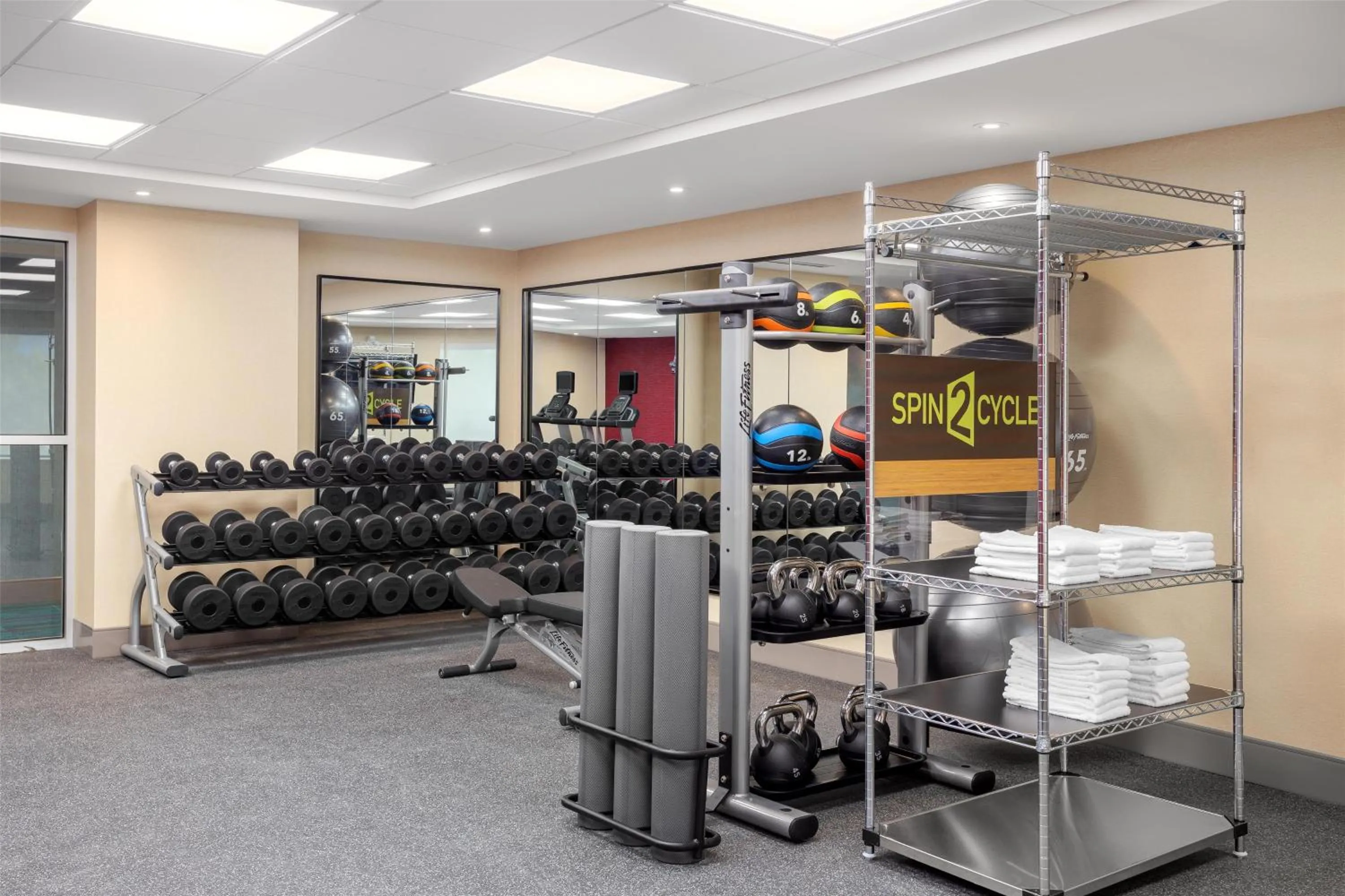 Fitness centre/facilities in Home2 Suites By Hilton Kitchener