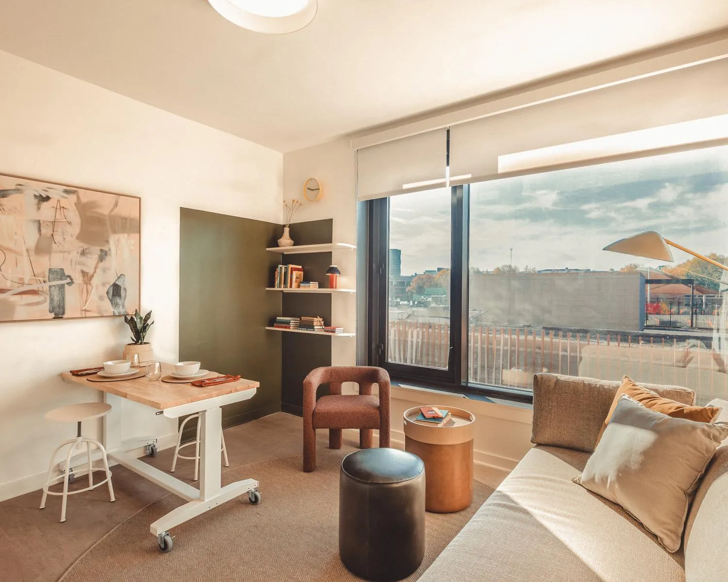 Living room in Scout Living, powered by Placemakr - Midtown