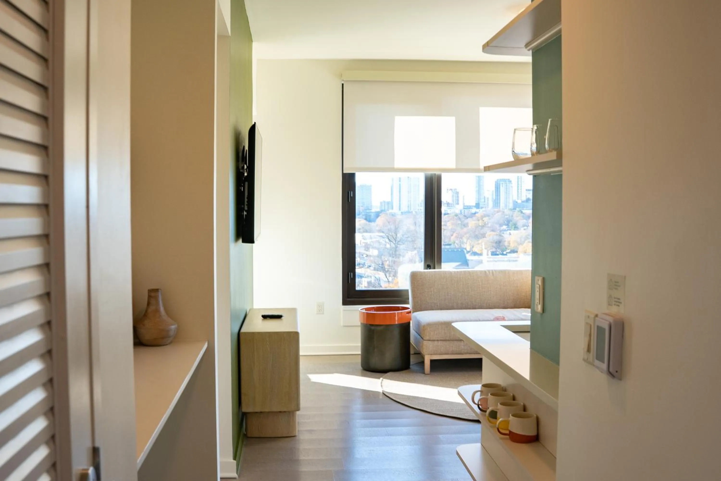 Bedroom, Bed in Scout Living, powered by Placemakr - Midtown