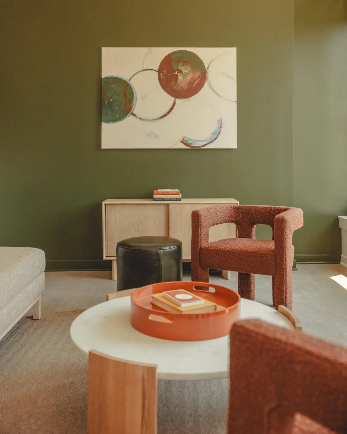 Living room in Scout Living, powered by Placemakr - Midtown