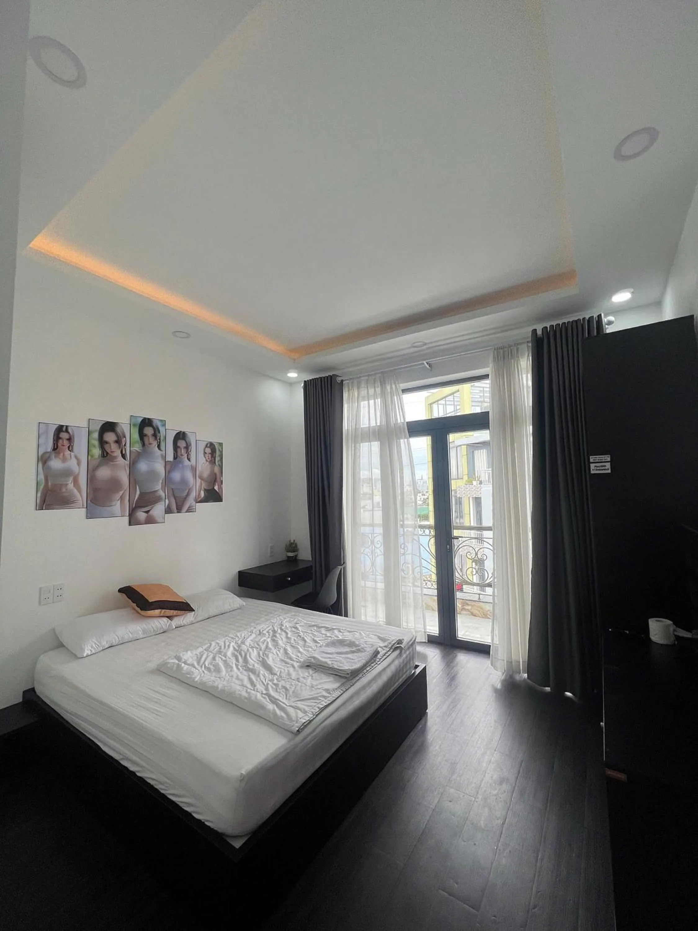 Bed in Motel Victoria