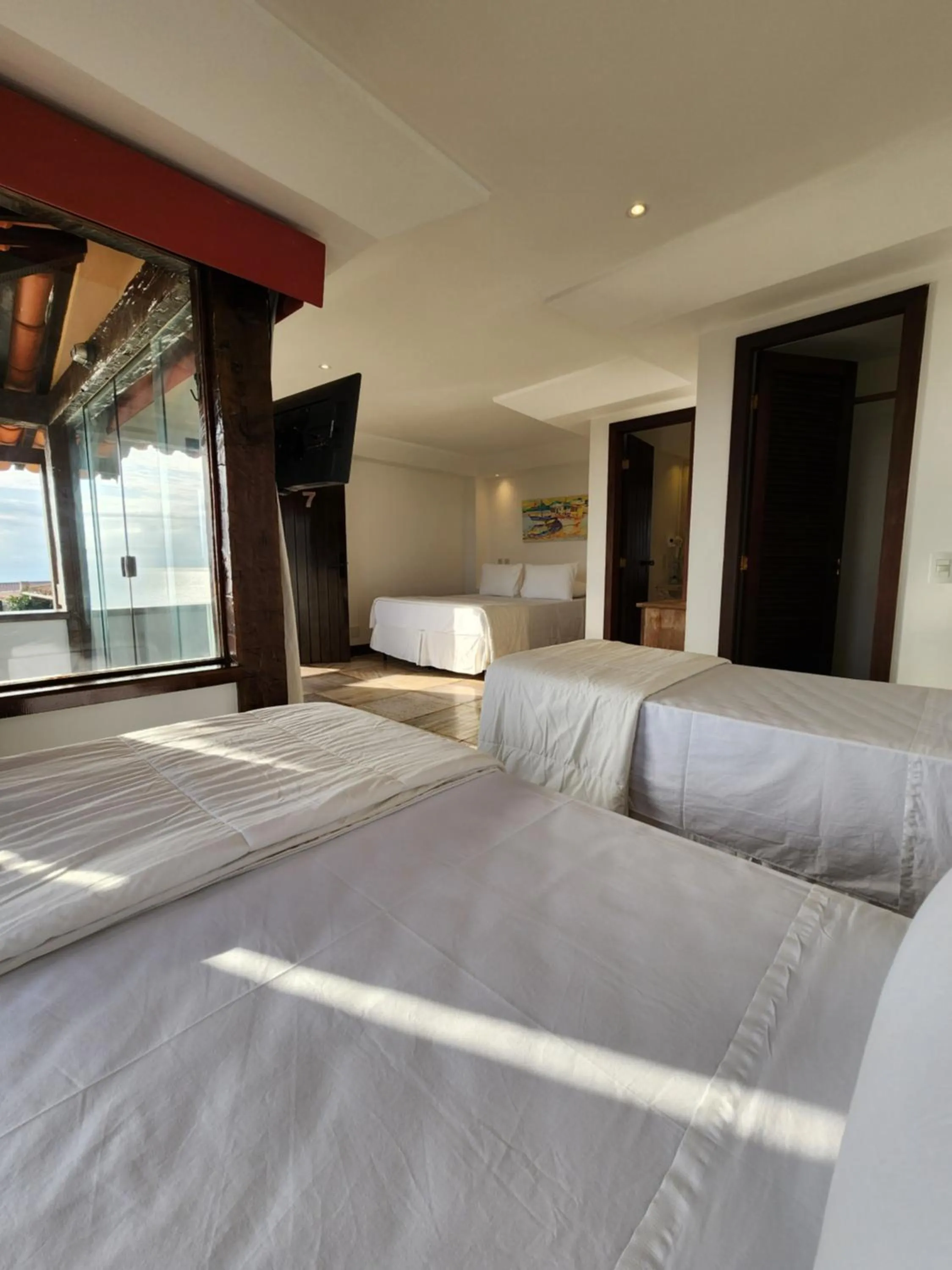 Bed in Pousada Dreamland Buzios