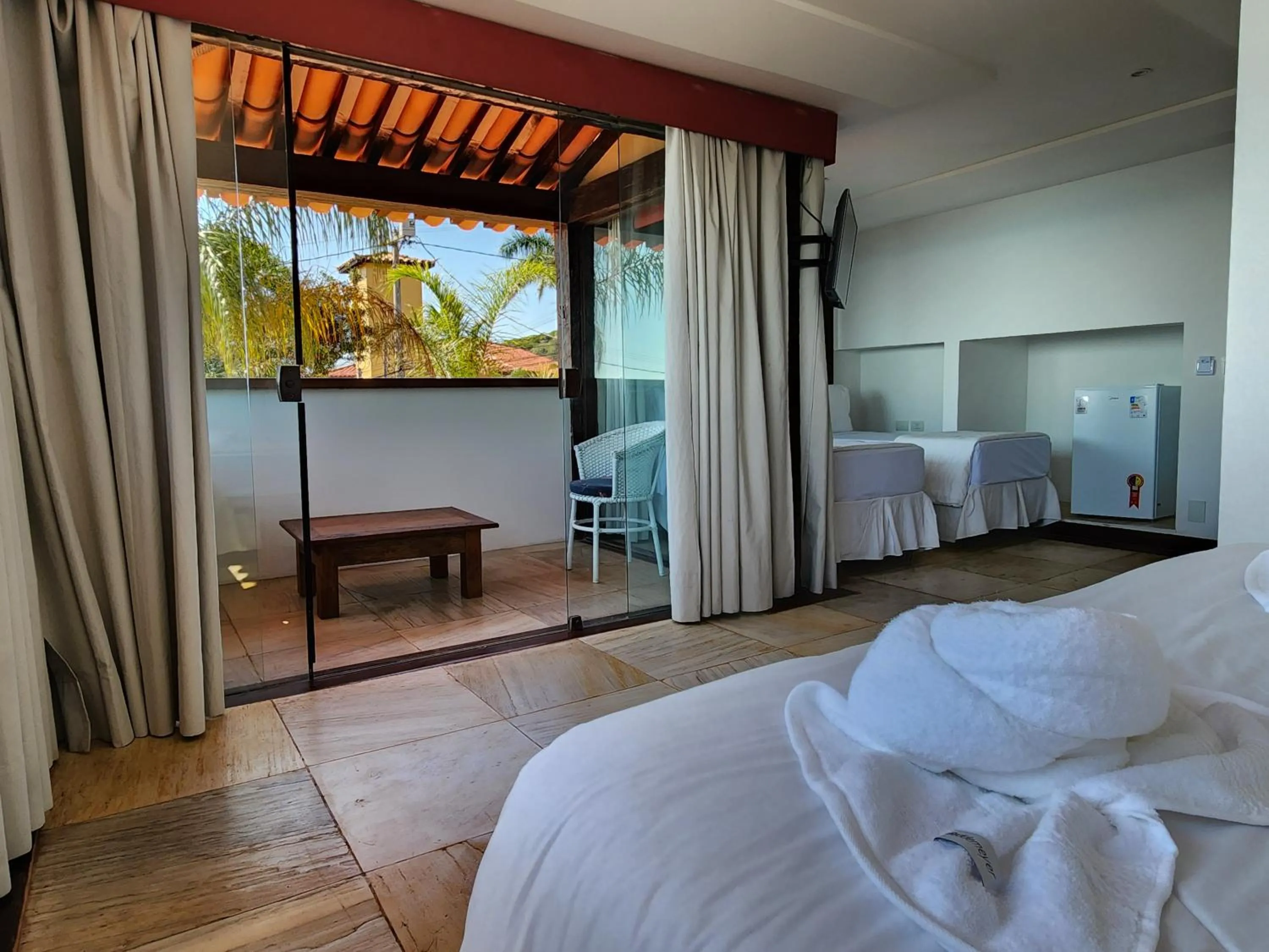 Bed in Pousada Dreamland Buzios