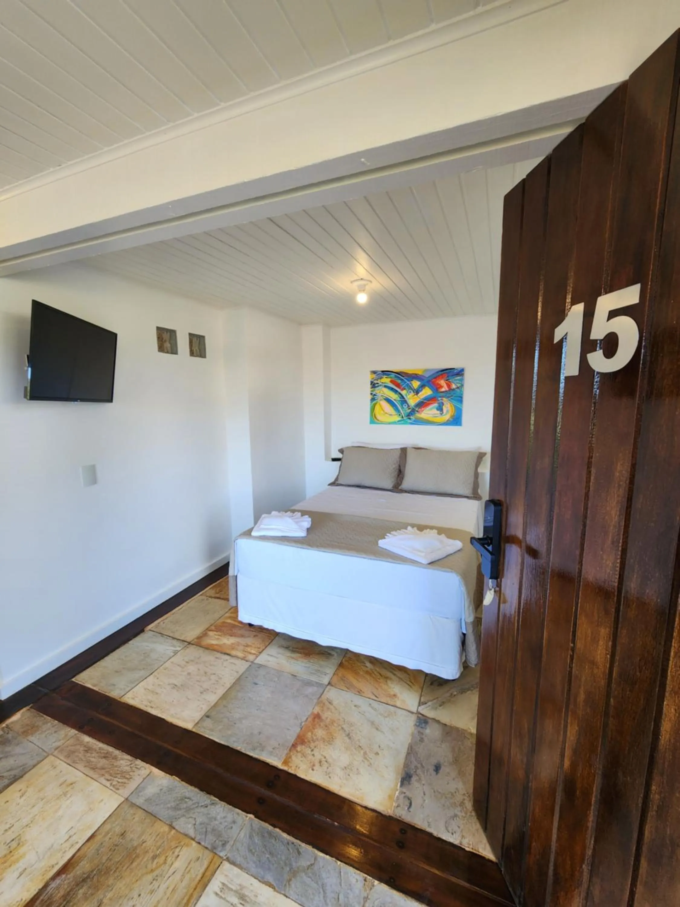 Bed in Pousada Dreamland Buzios