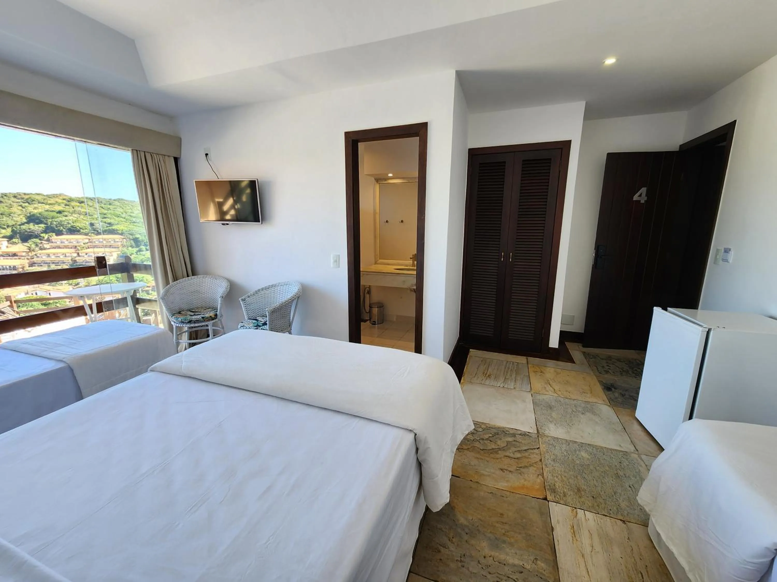 Bed in Pousada Dreamland Buzios