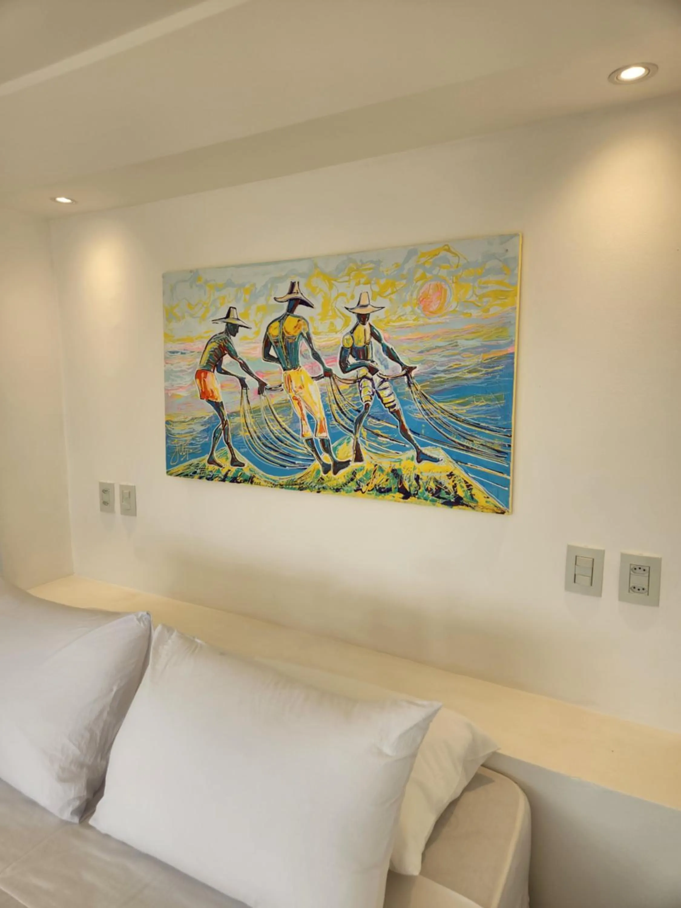 Bed in Pousada Dreamland Buzios