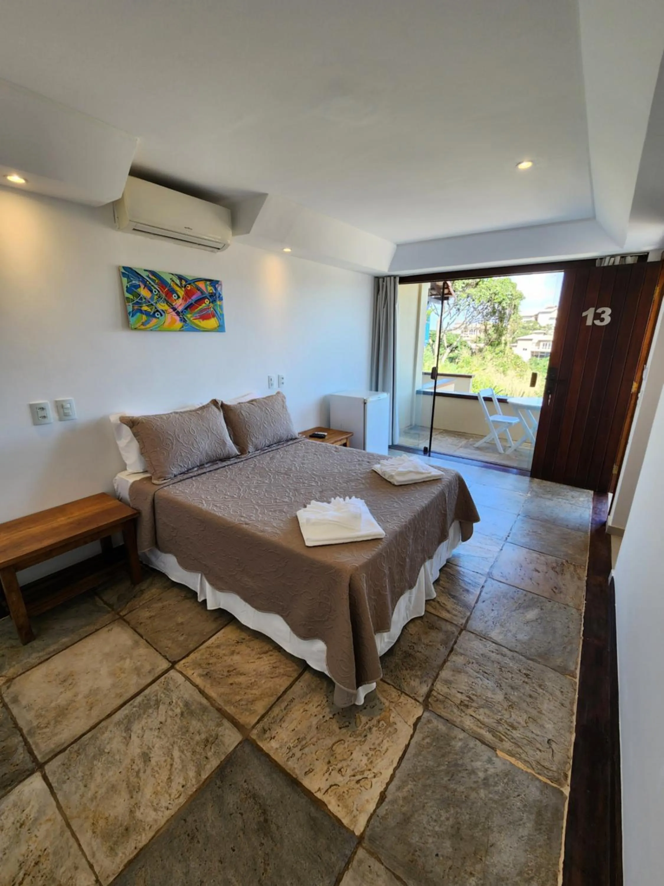 Bed in Pousada Dreamland Buzios