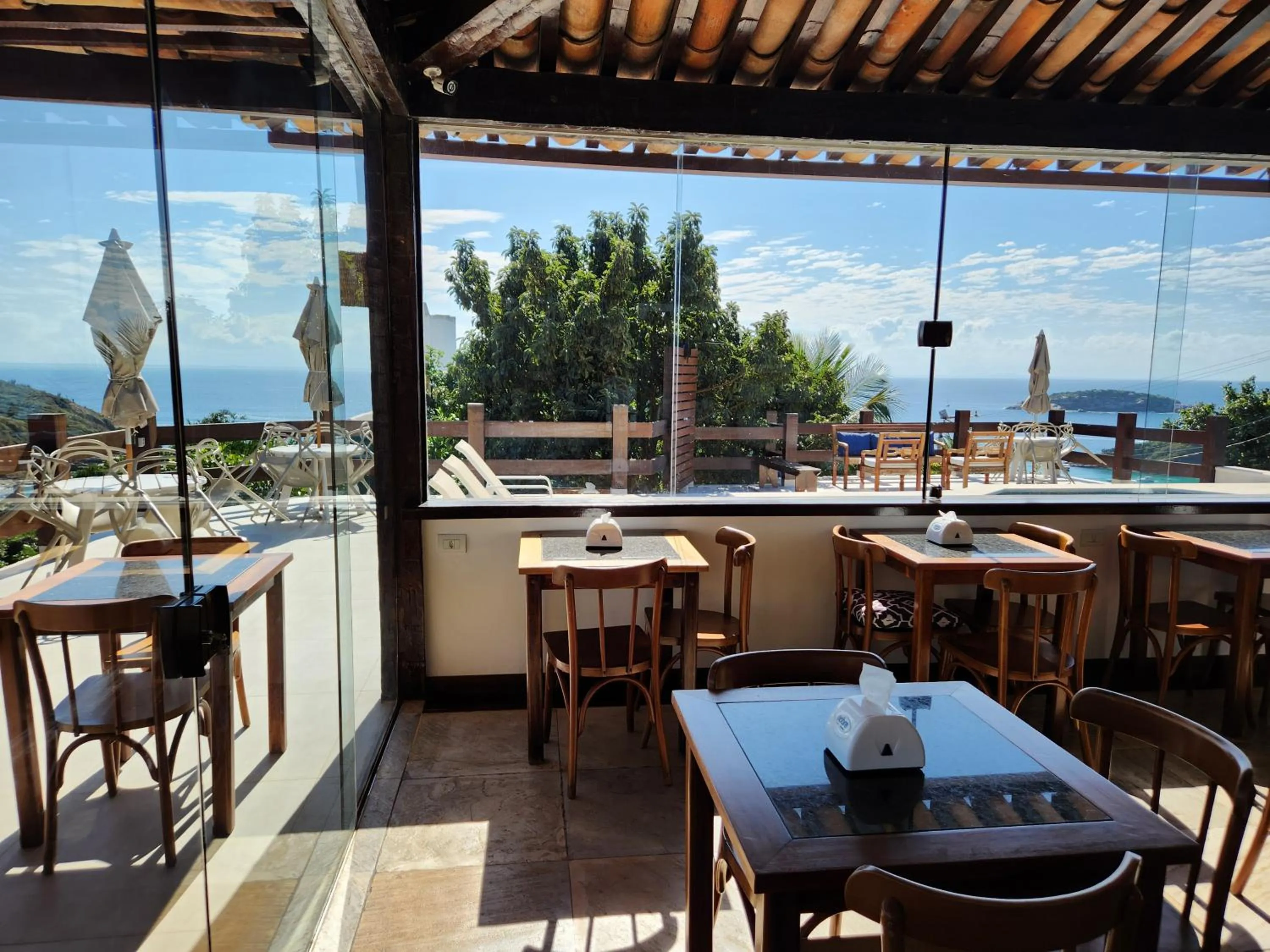 Patio in Pousada Dreamland Buzios