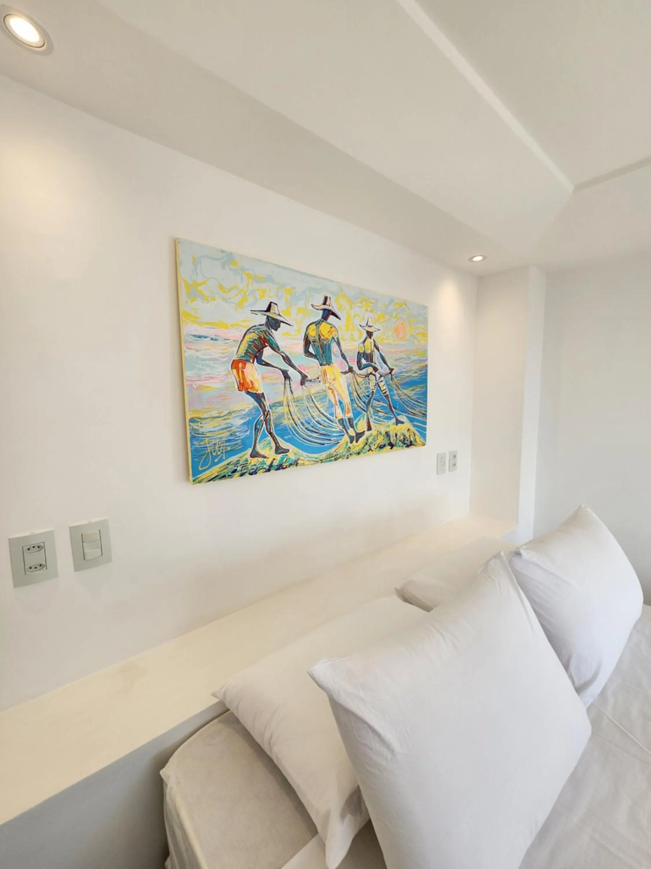 Bed in Pousada Dreamland Buzios