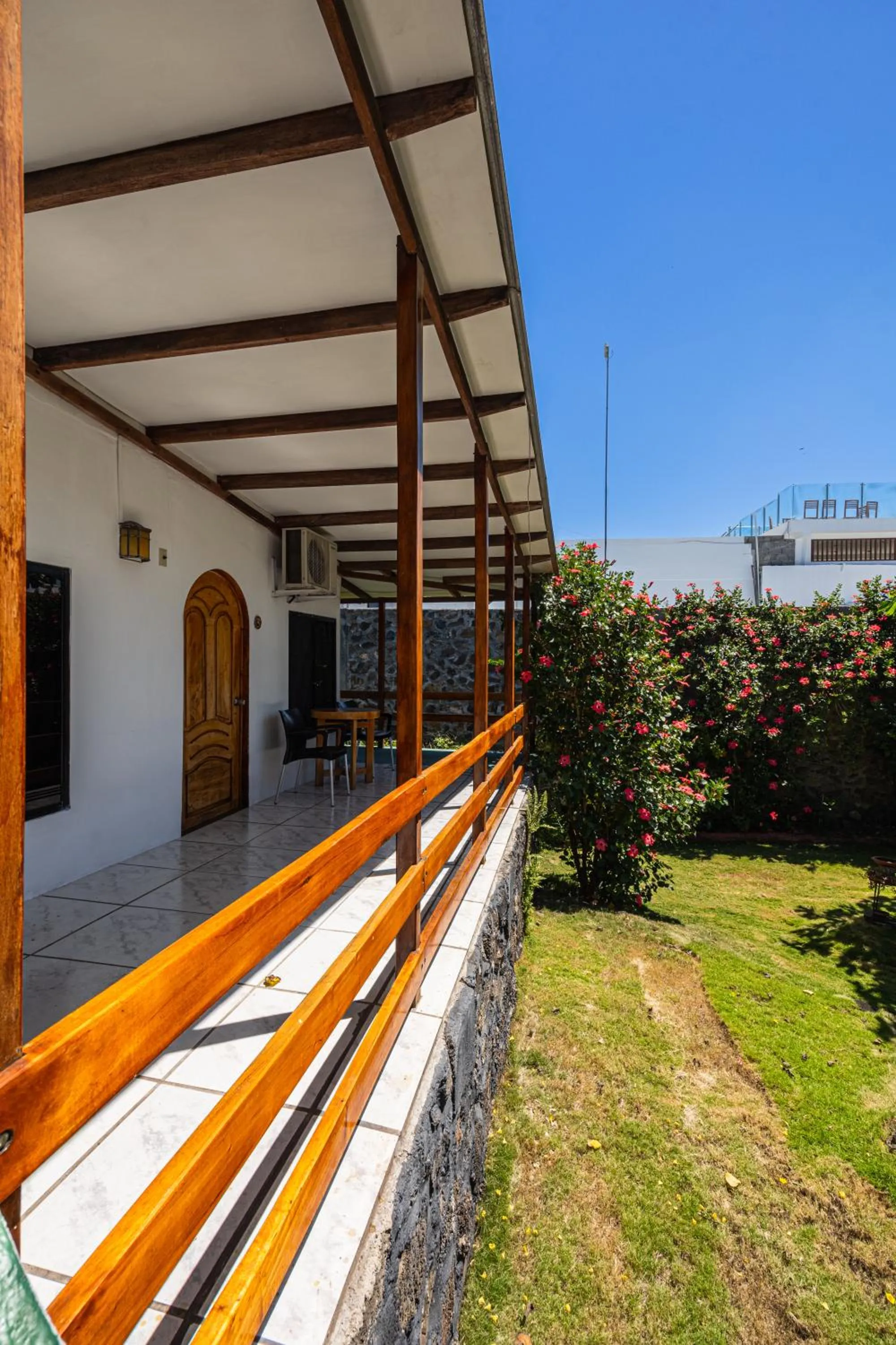 Garden view in La Peregrina Galapagos B&B