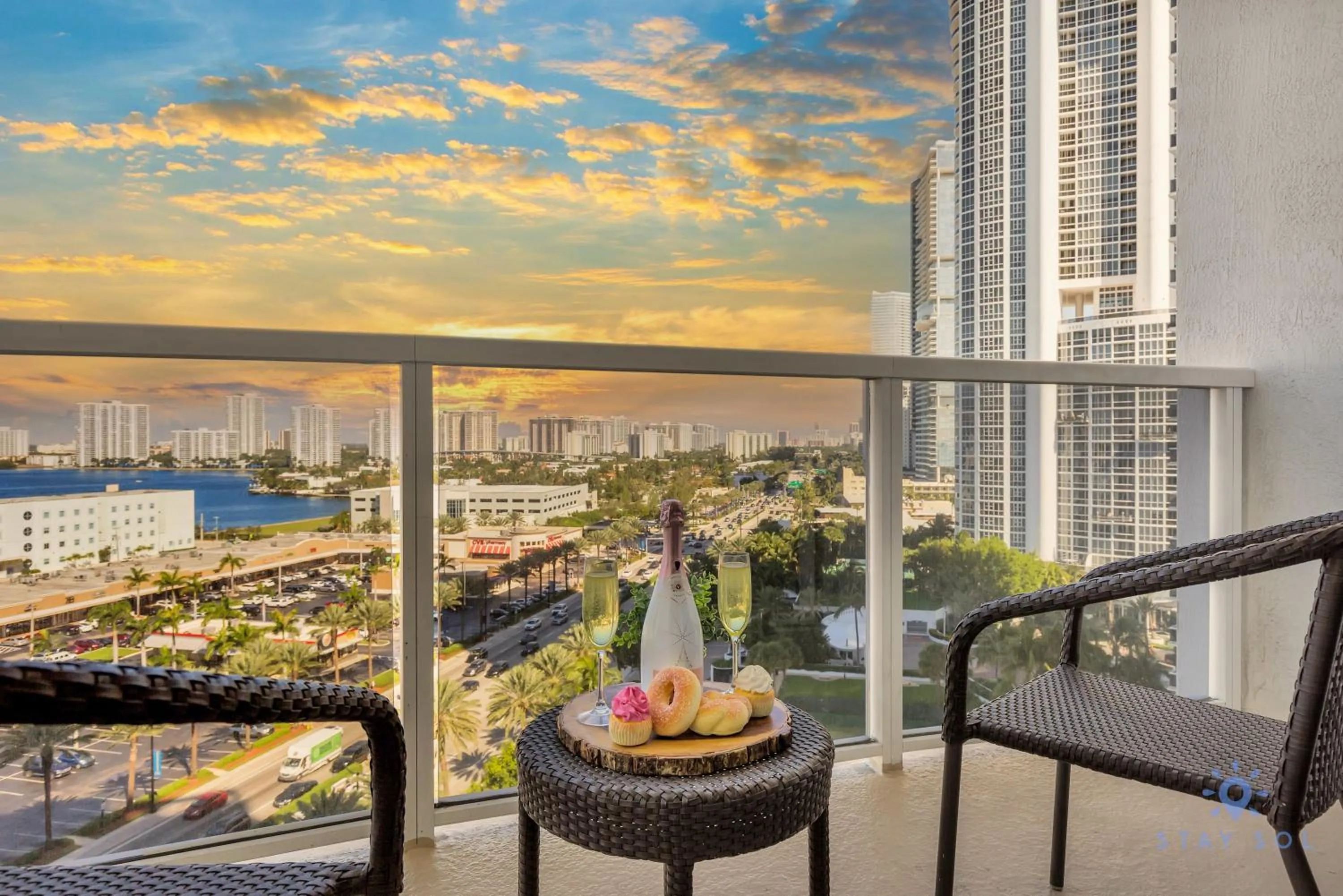 View (from property/room) in Deluxe Studio Balcony Bay View Amazing Pool
