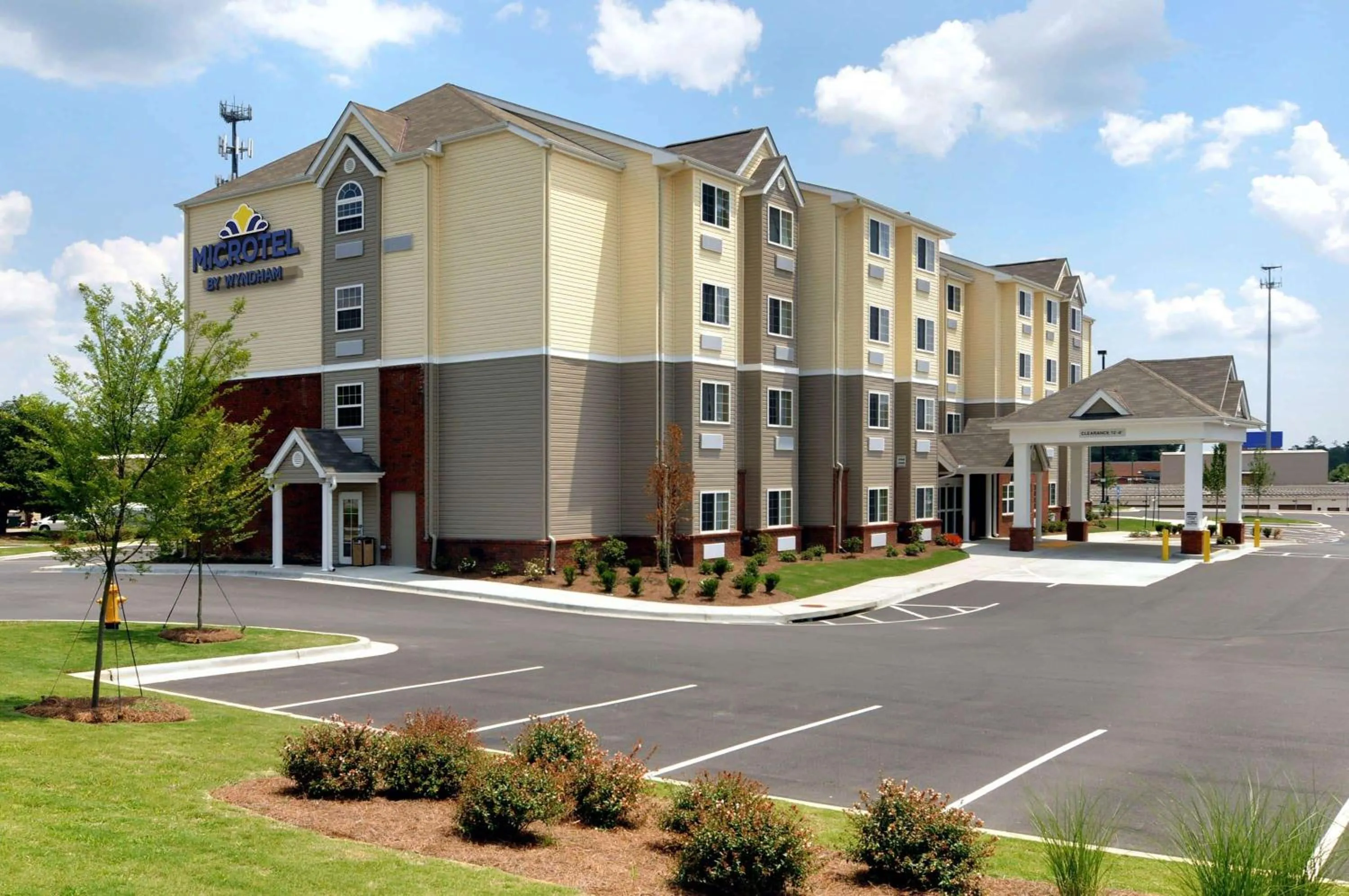 Property building in Microtel Inn & Suites by Wyndham Columbus Near Fort Moore