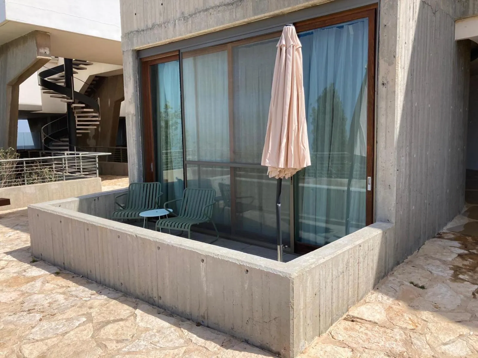 Patio in Elma Hotel and Art Complex