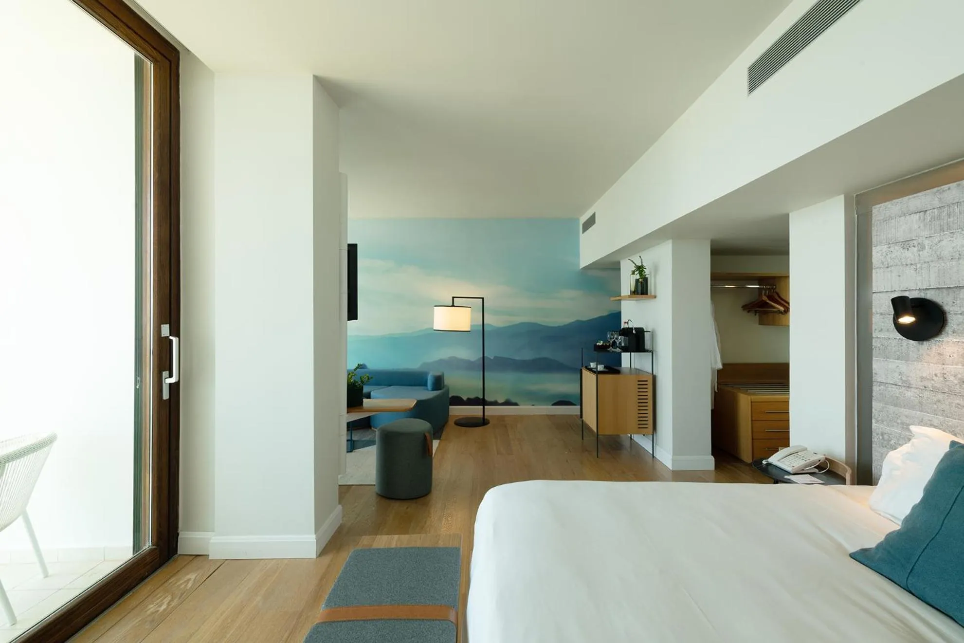 Bed in Elma Hotel and Art Complex