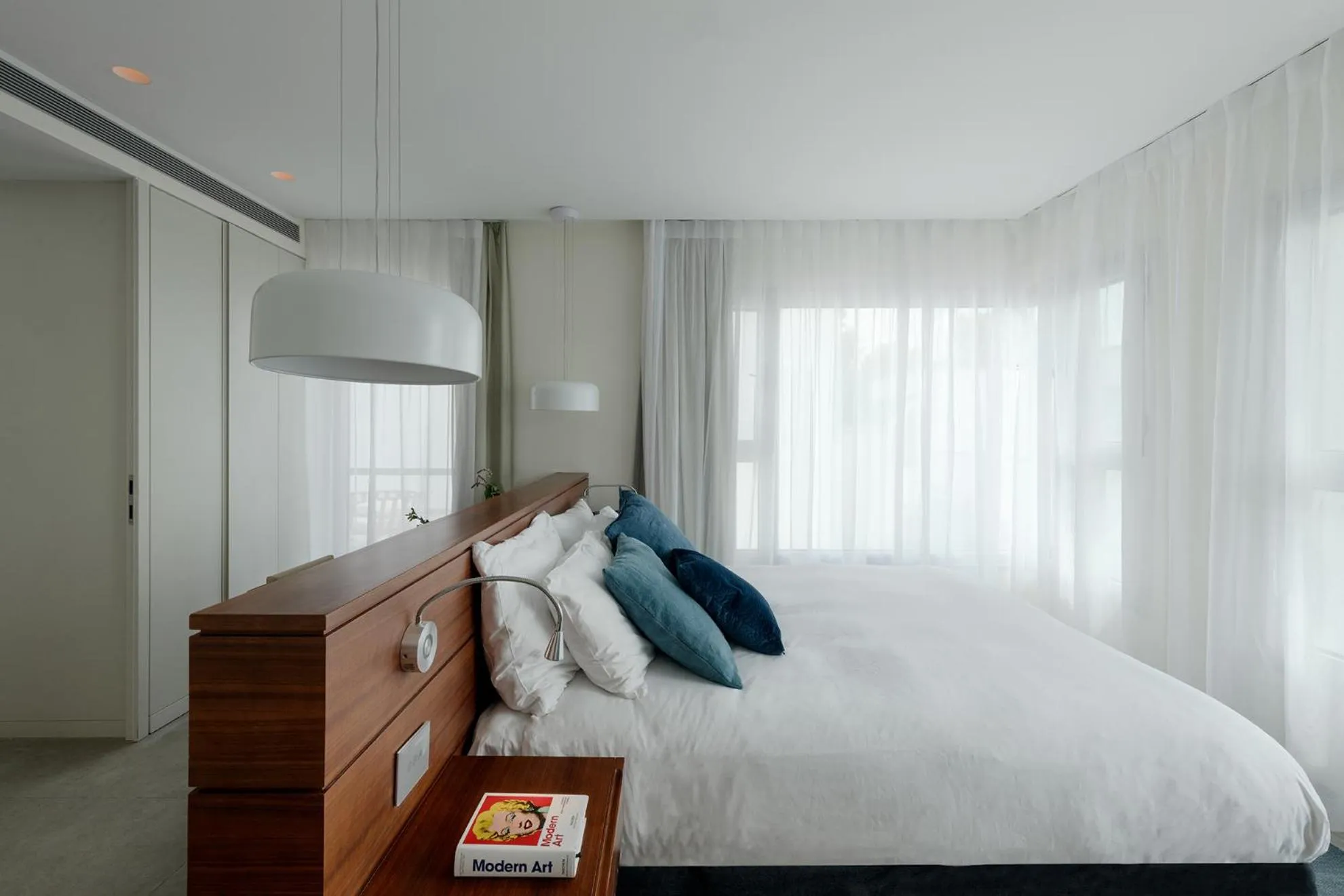 Bed in Elma Hotel and Art Complex