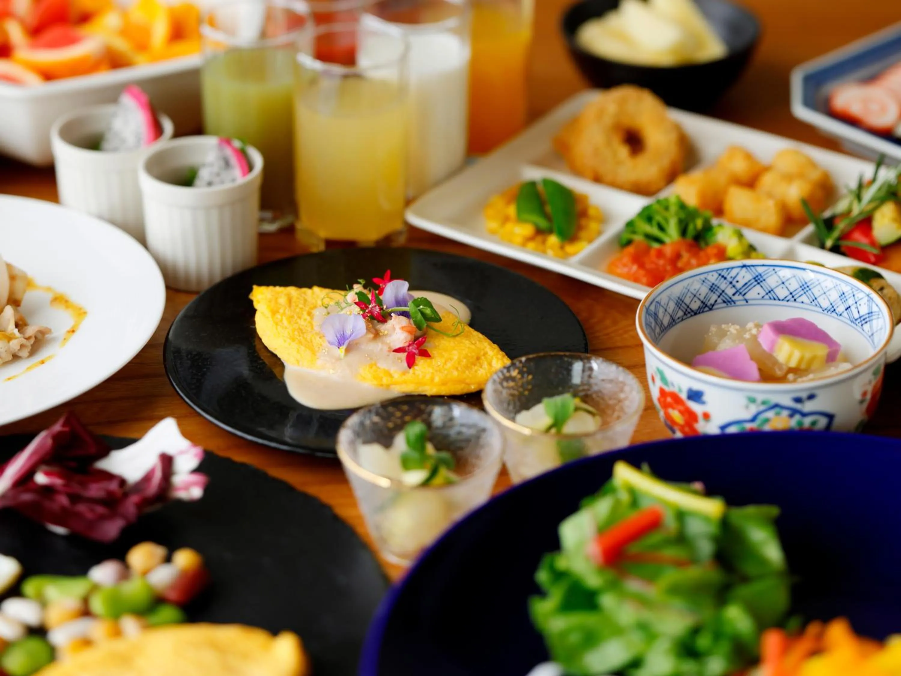 Buffet breakfast in Kanazawa Sainoniwa Hotel