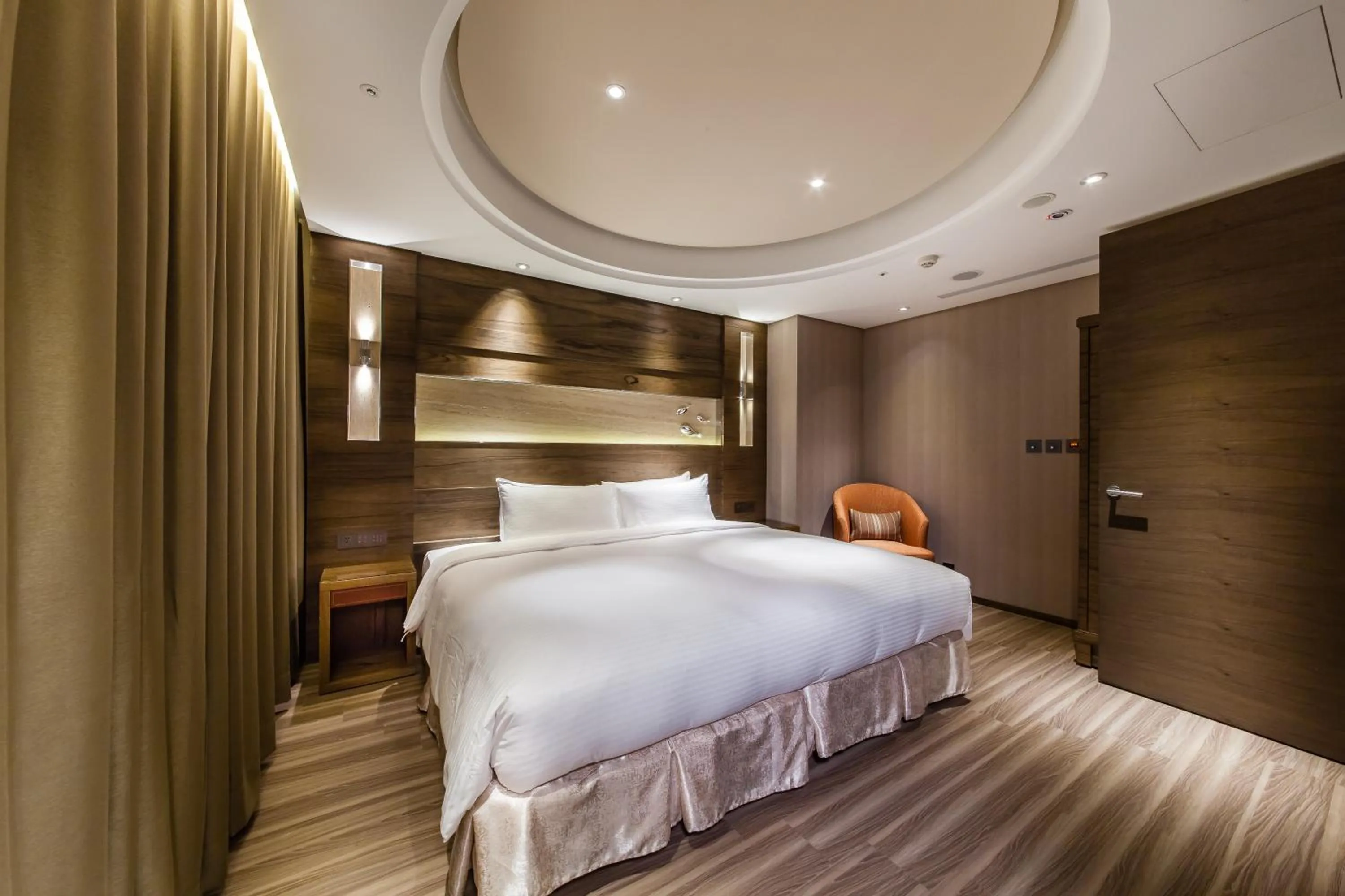 Bedroom, Bed in Green World Taipei Station