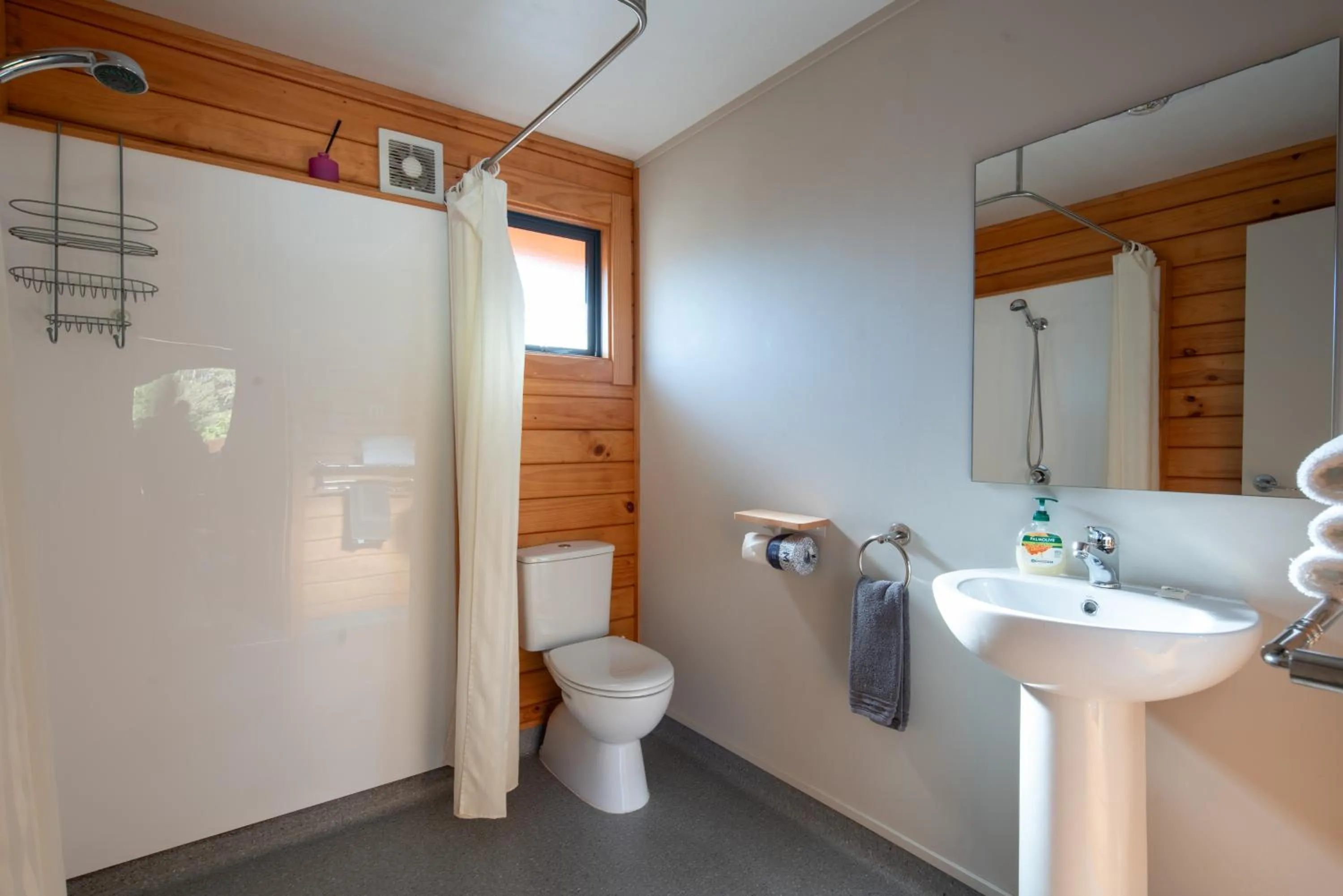 Bathroom in Fox Glacier Lodge