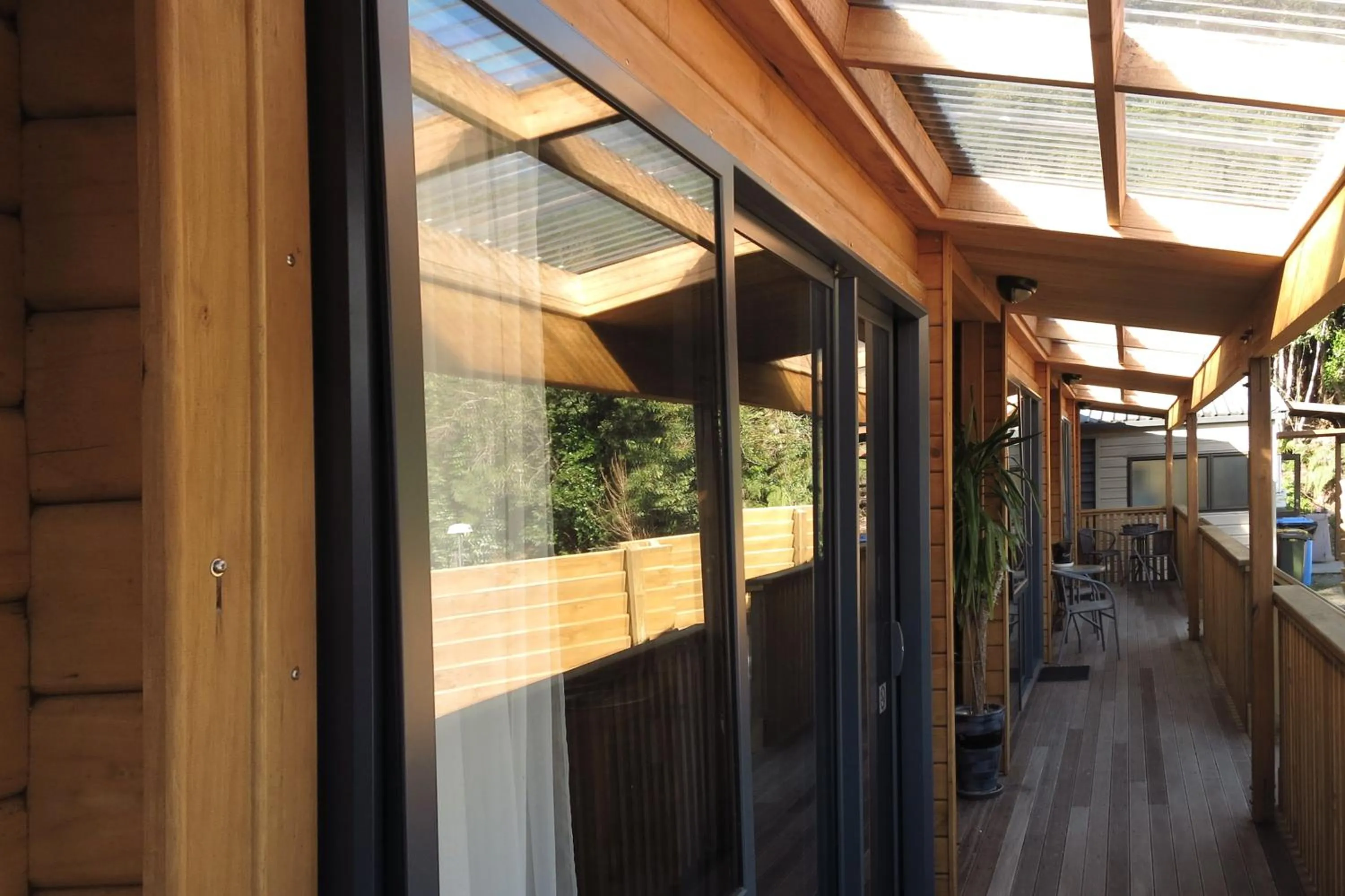 Facade/entrance in Fox Glacier Lodge