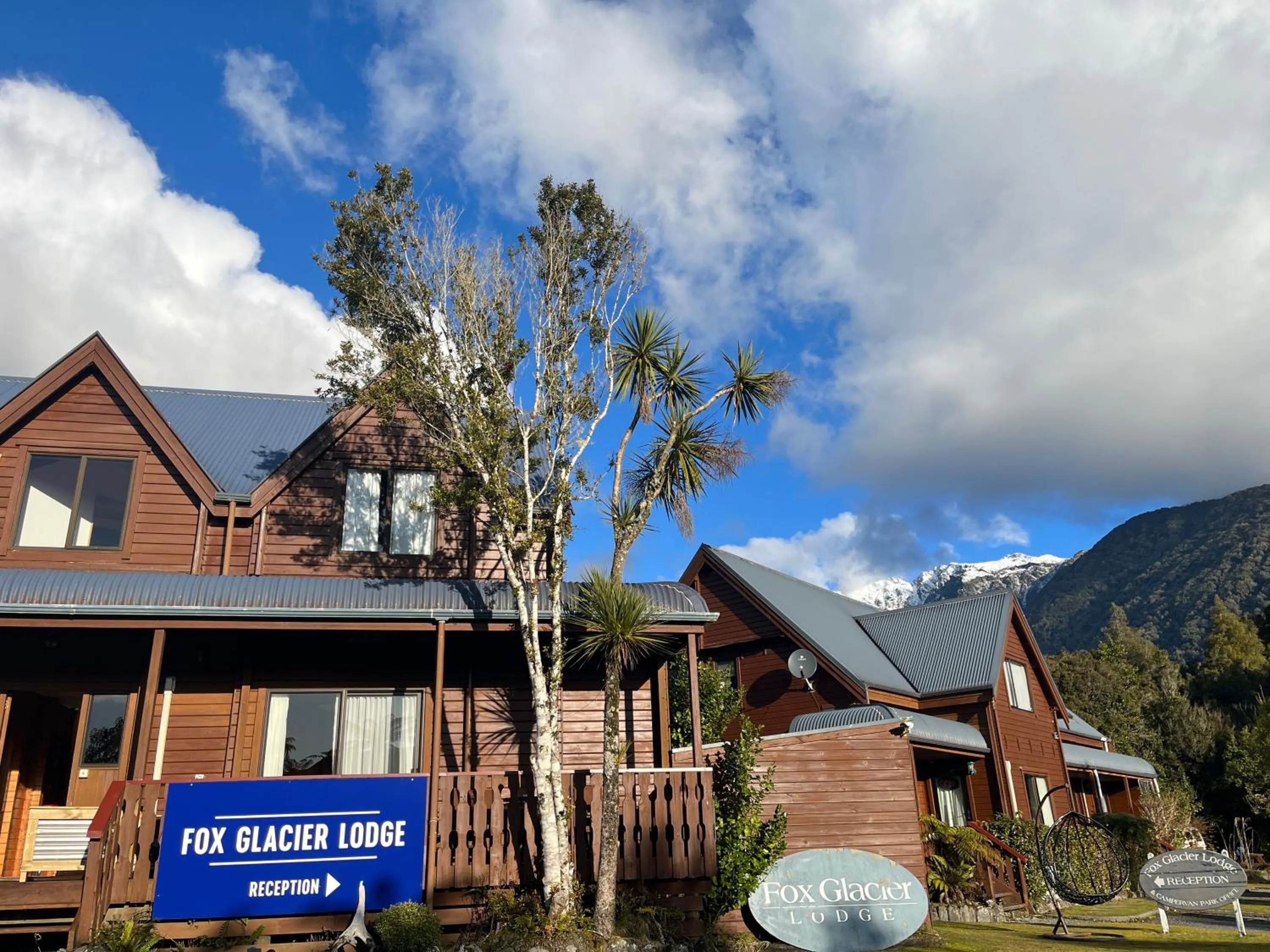 Property building in Fox Glacier Lodge
