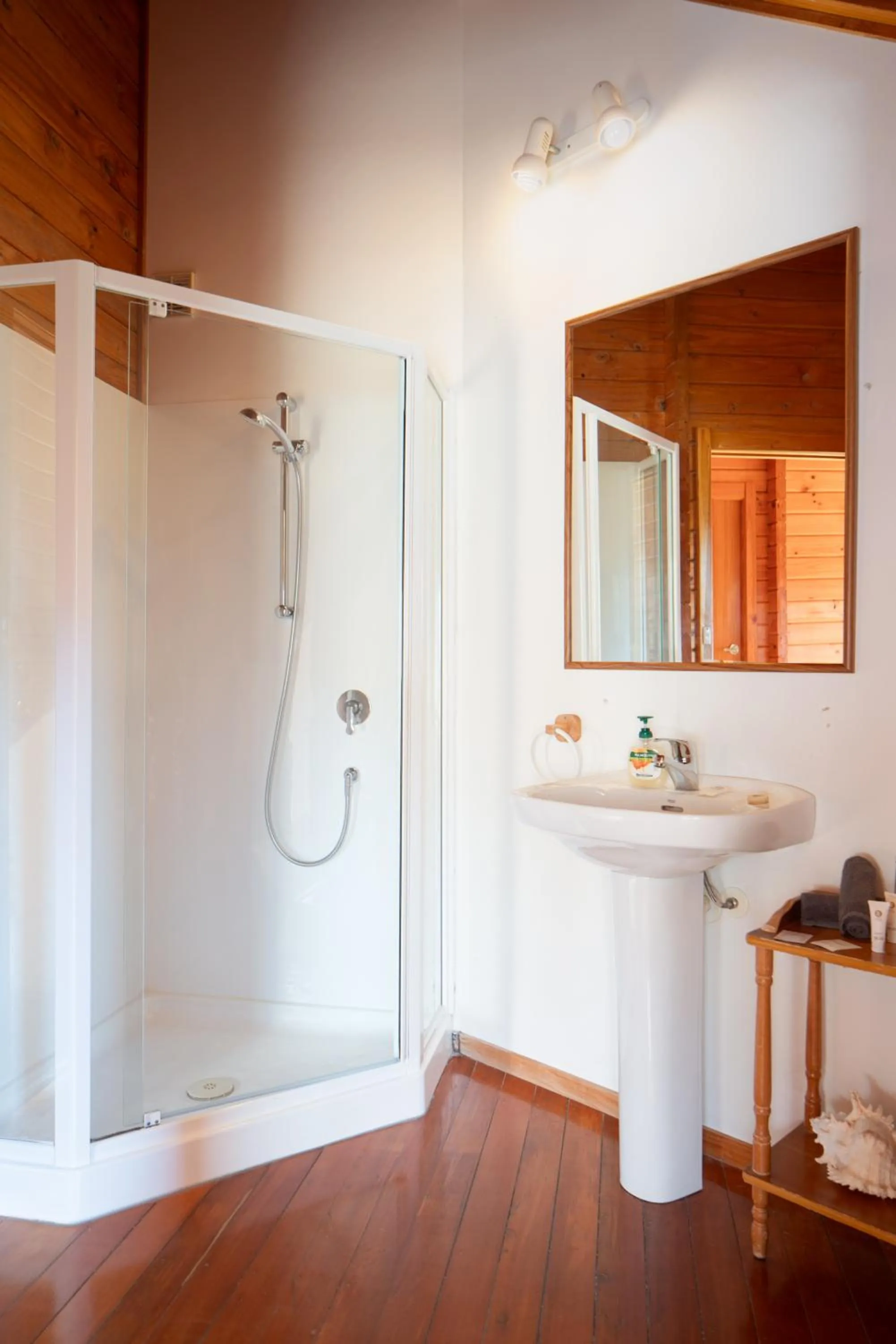 Shower in Fox Glacier Lodge