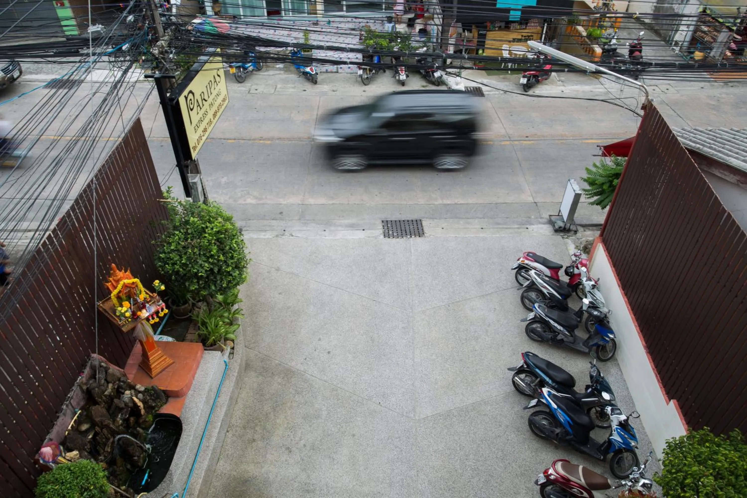 Bird's eye view in Paripas Express Patong