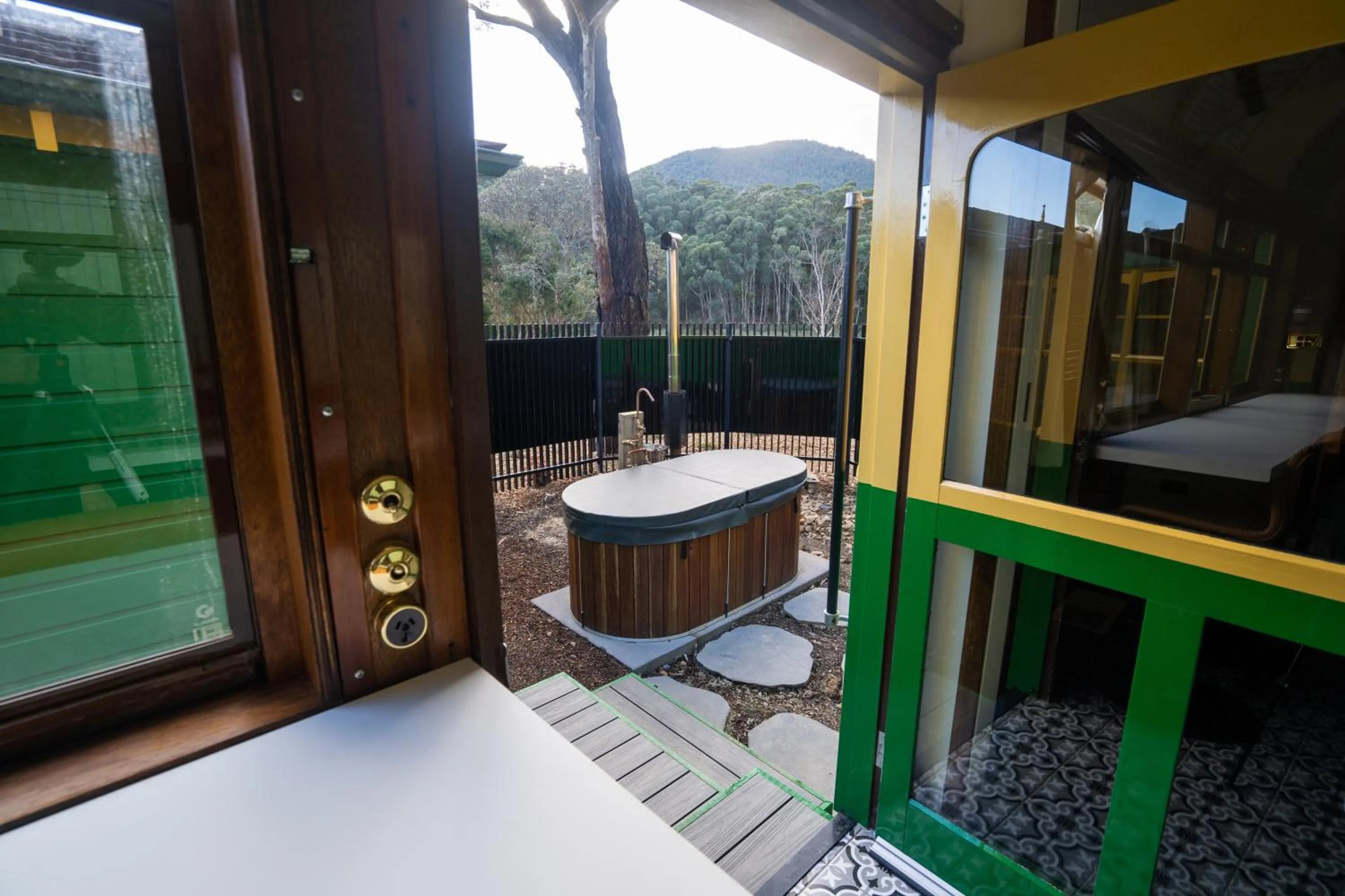 Patio in BIG4 Yarra Valley Park Lane Holiday Park