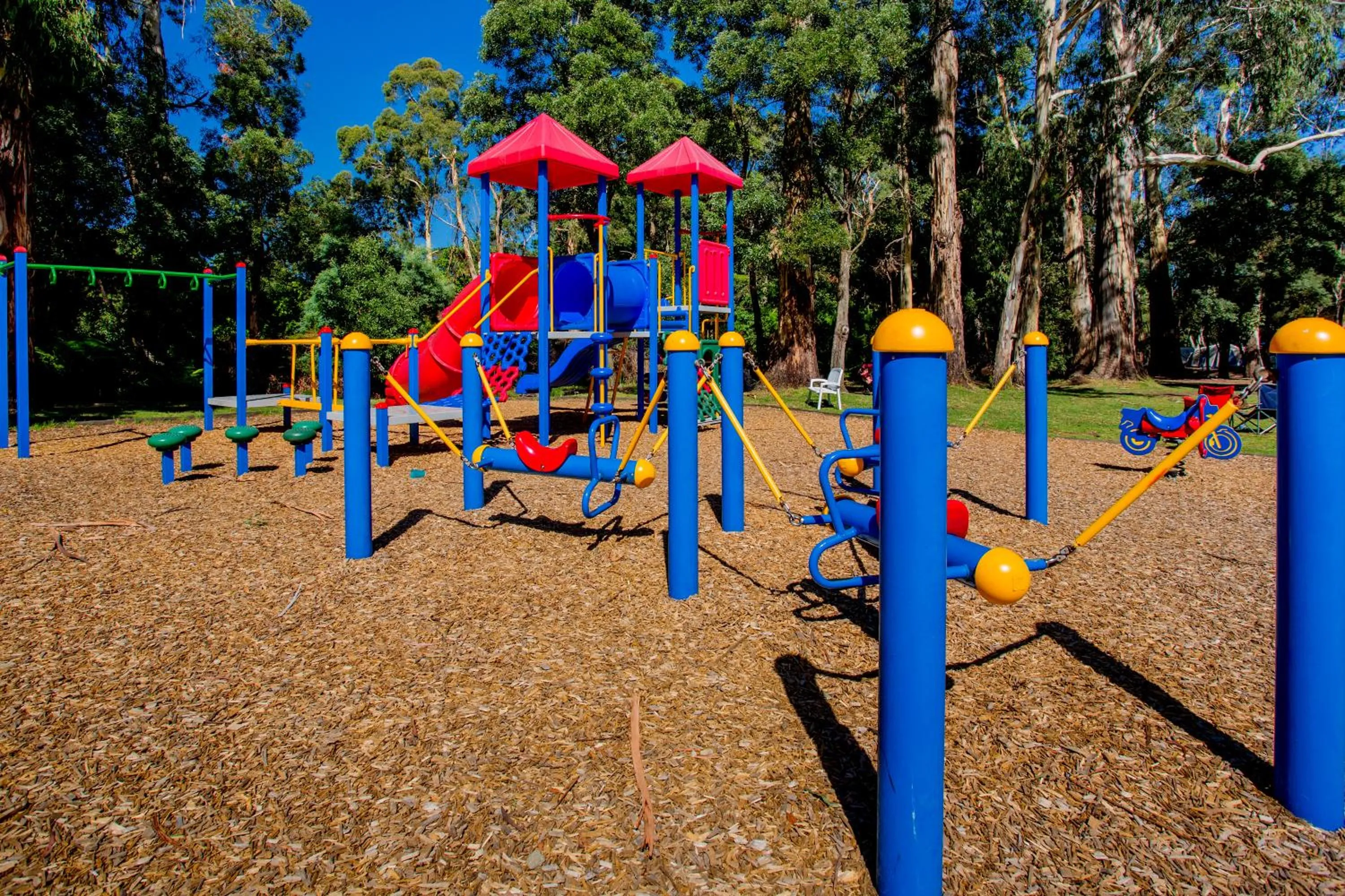 Children play ground in BIG4 Yarra Valley Park Lane Holiday Park