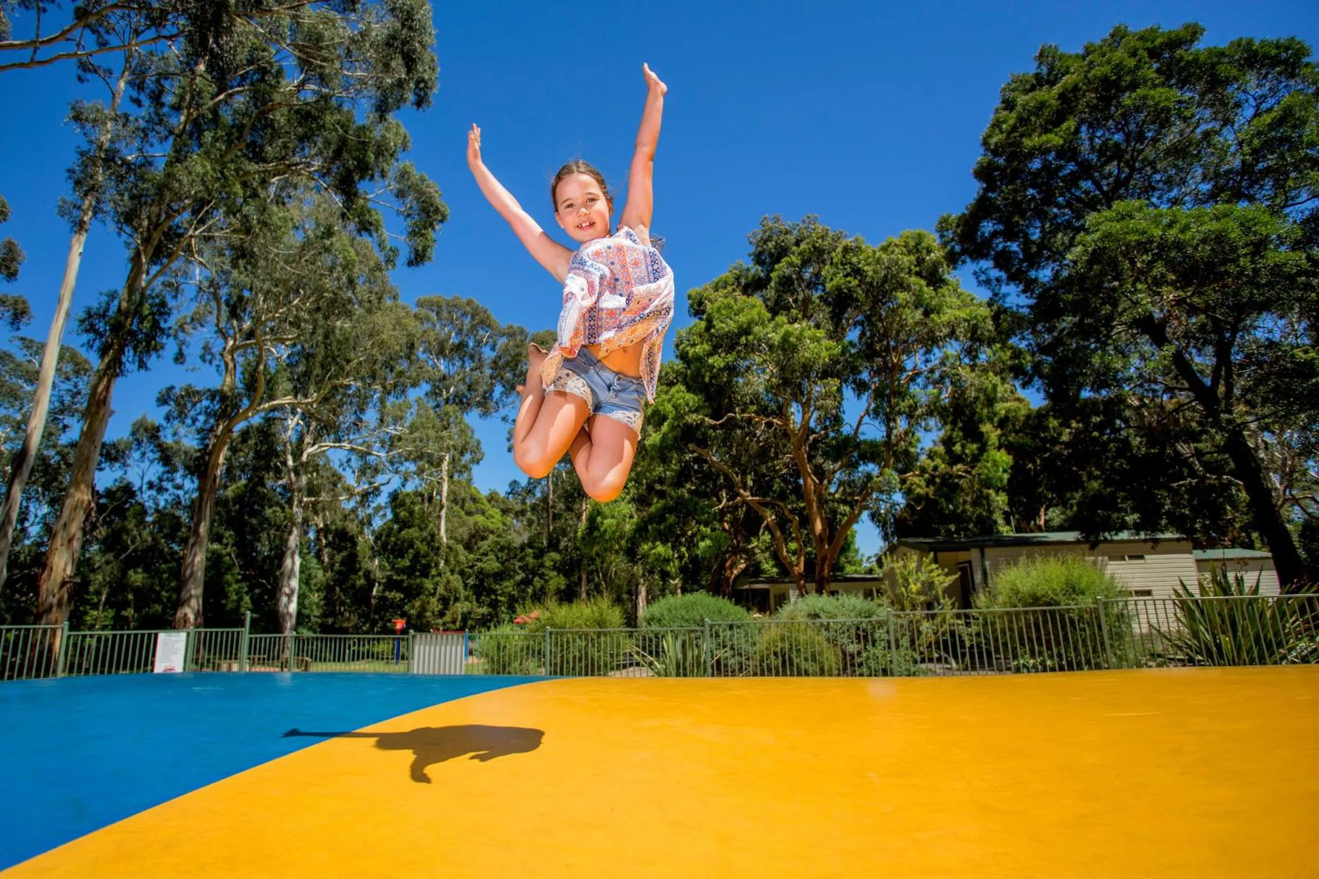 Children play ground in BIG4 Yarra Valley Park Lane Holiday Park