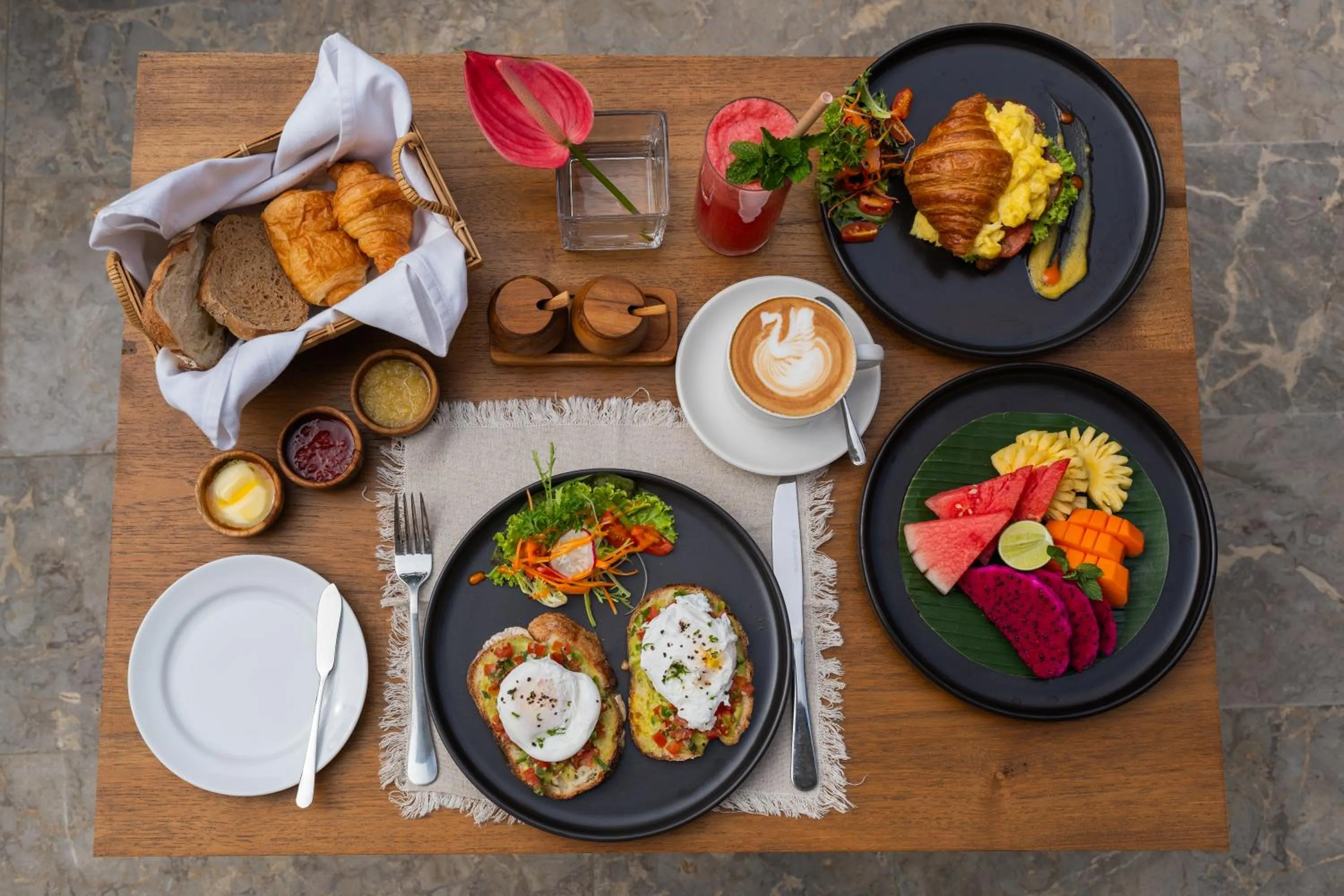 Restaurant/places to eat in Ubud Mas Glamping Luxury Tent