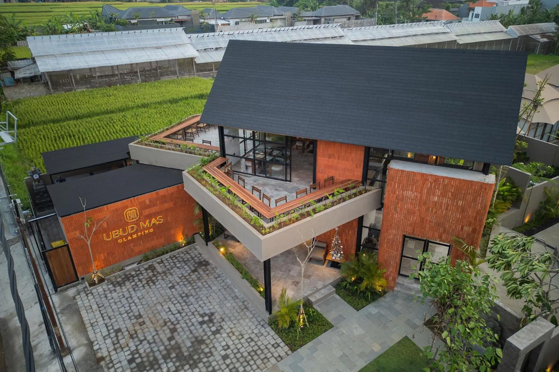 Property building in Ubud Mas Glamping Luxury Tent