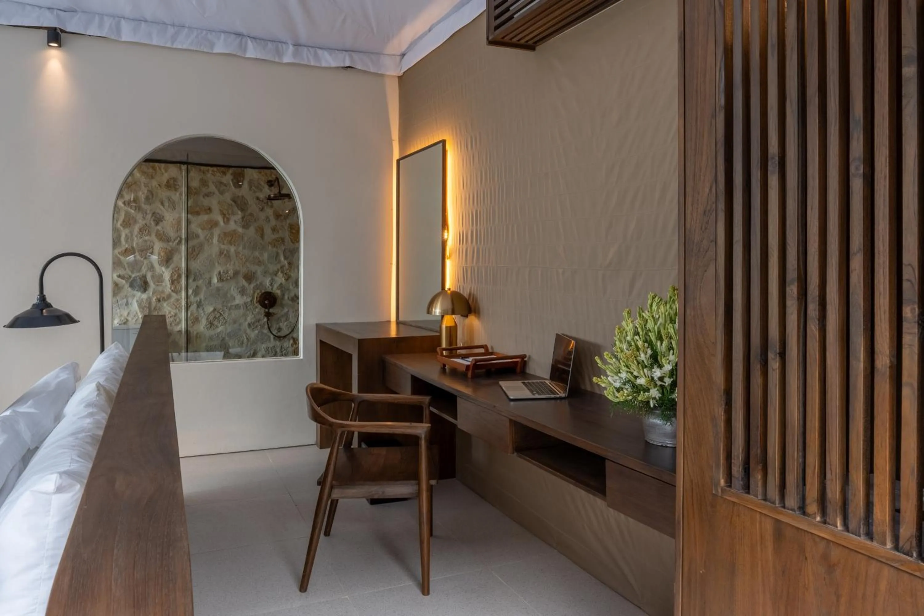 Seating area, Bed in Ubud Mas Glamping Luxury Tent