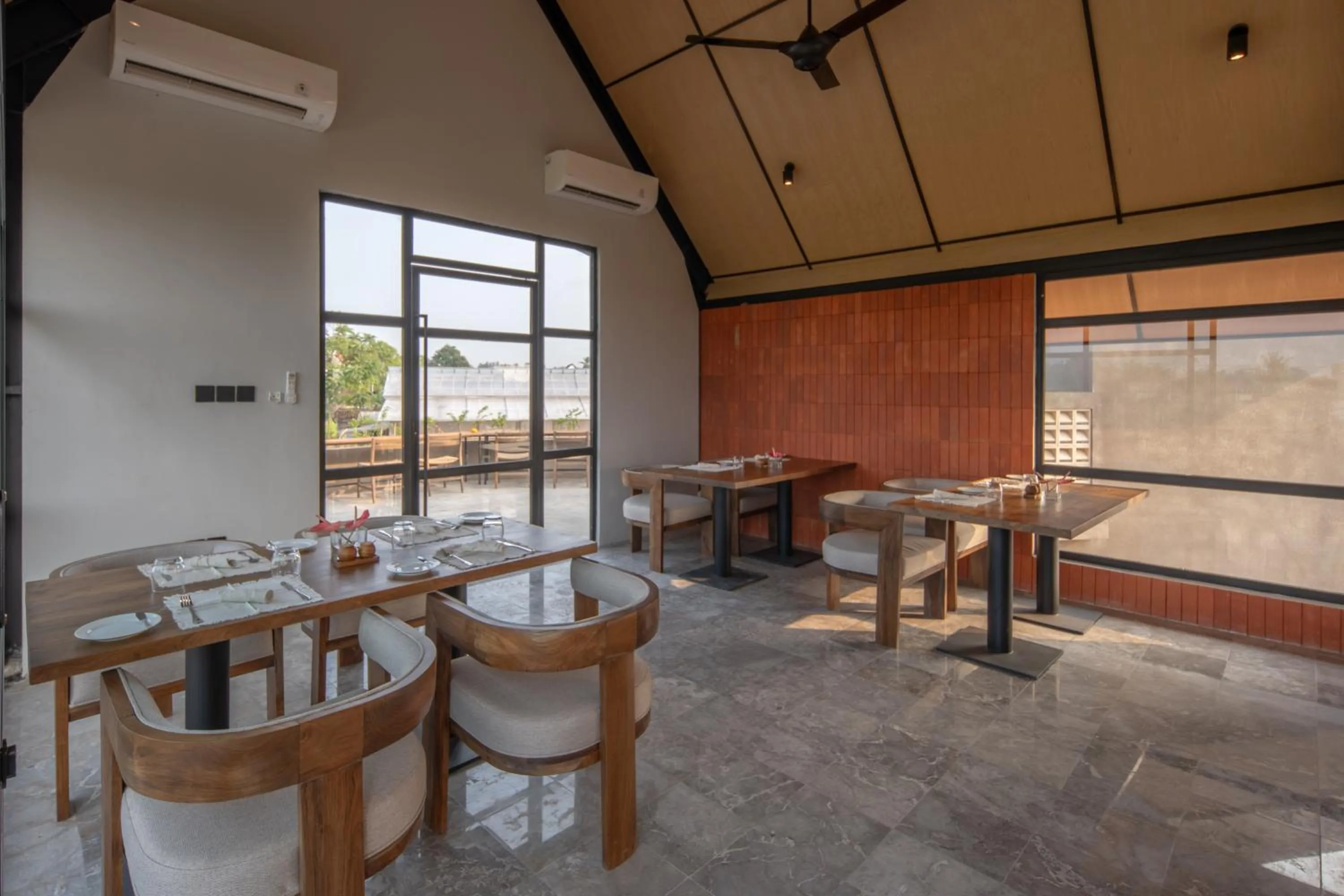 Restaurant/places to eat in Ubud Mas Glamping Luxury Tent