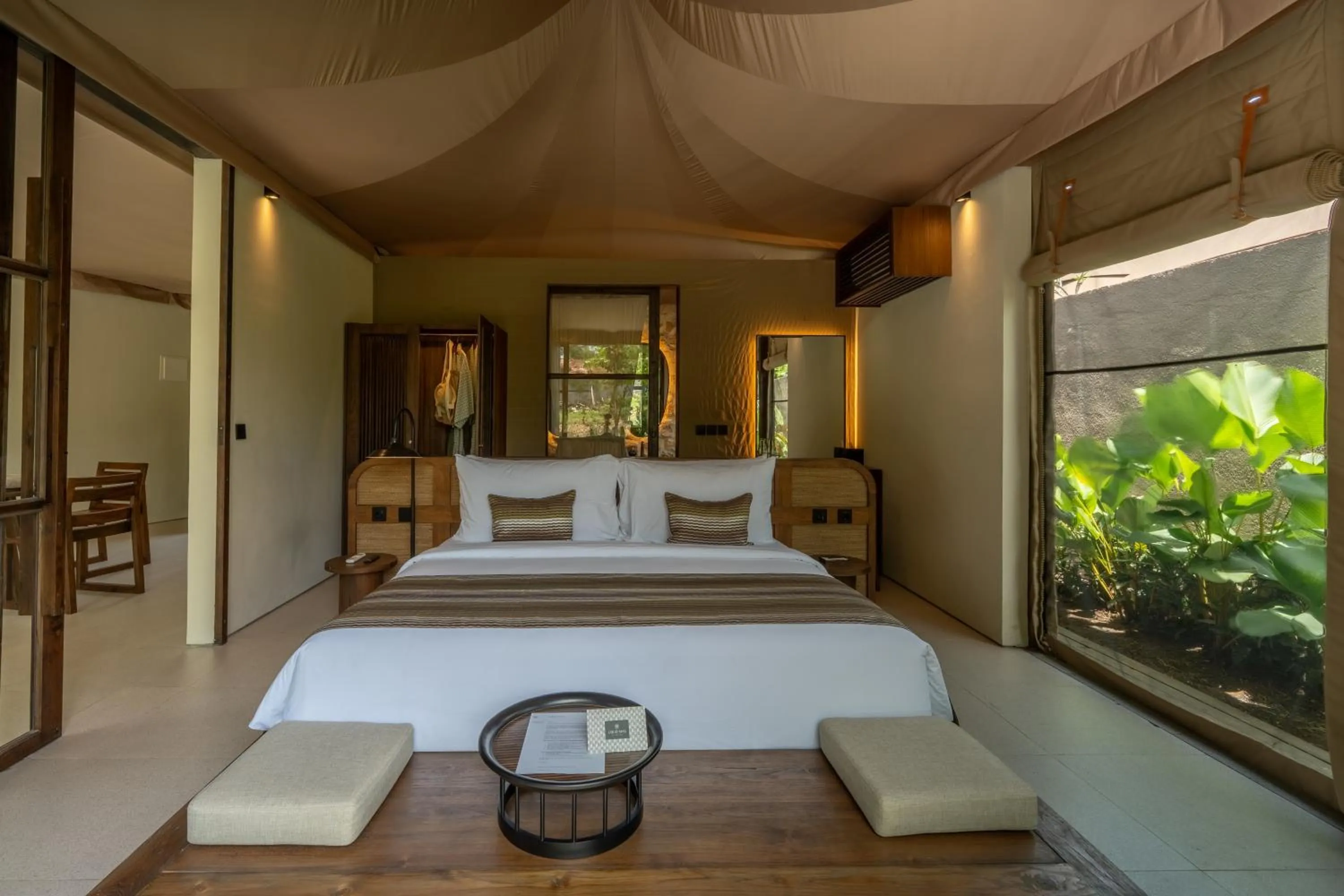 Bed in Ubud Mas Glamping Luxury Tent