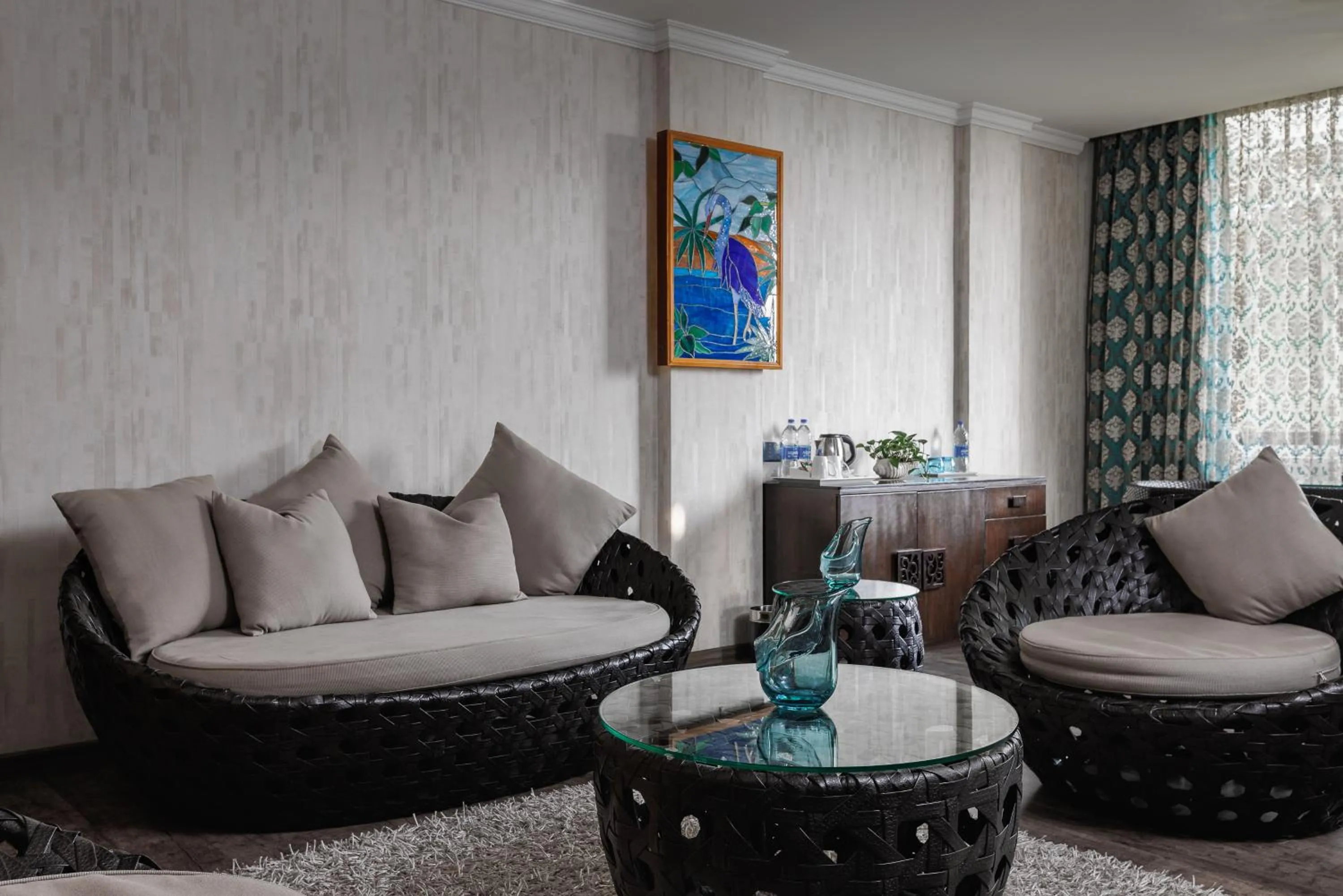 Living room in The Panoramic Getaway