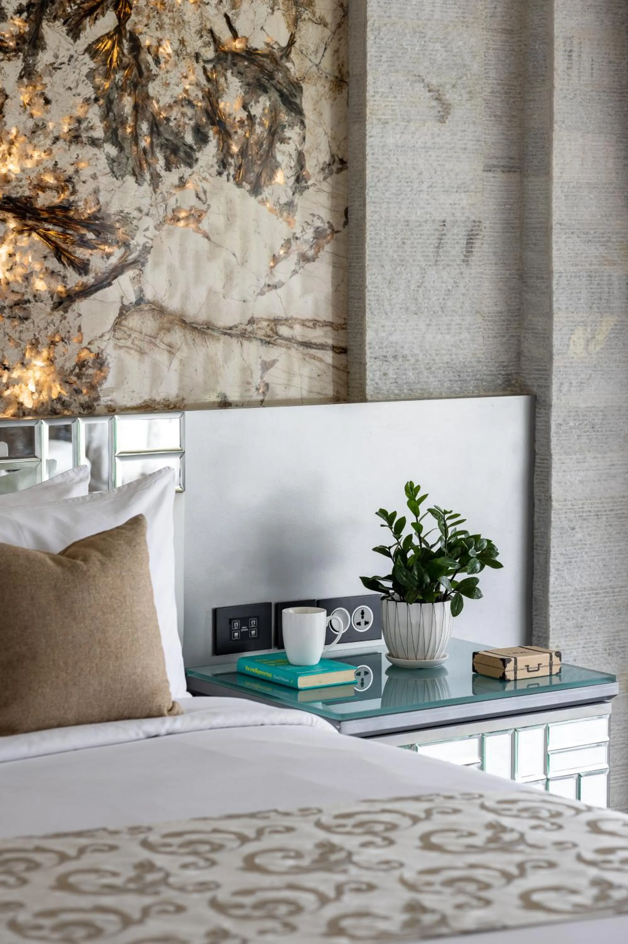 Bed in The Panoramic Getaway