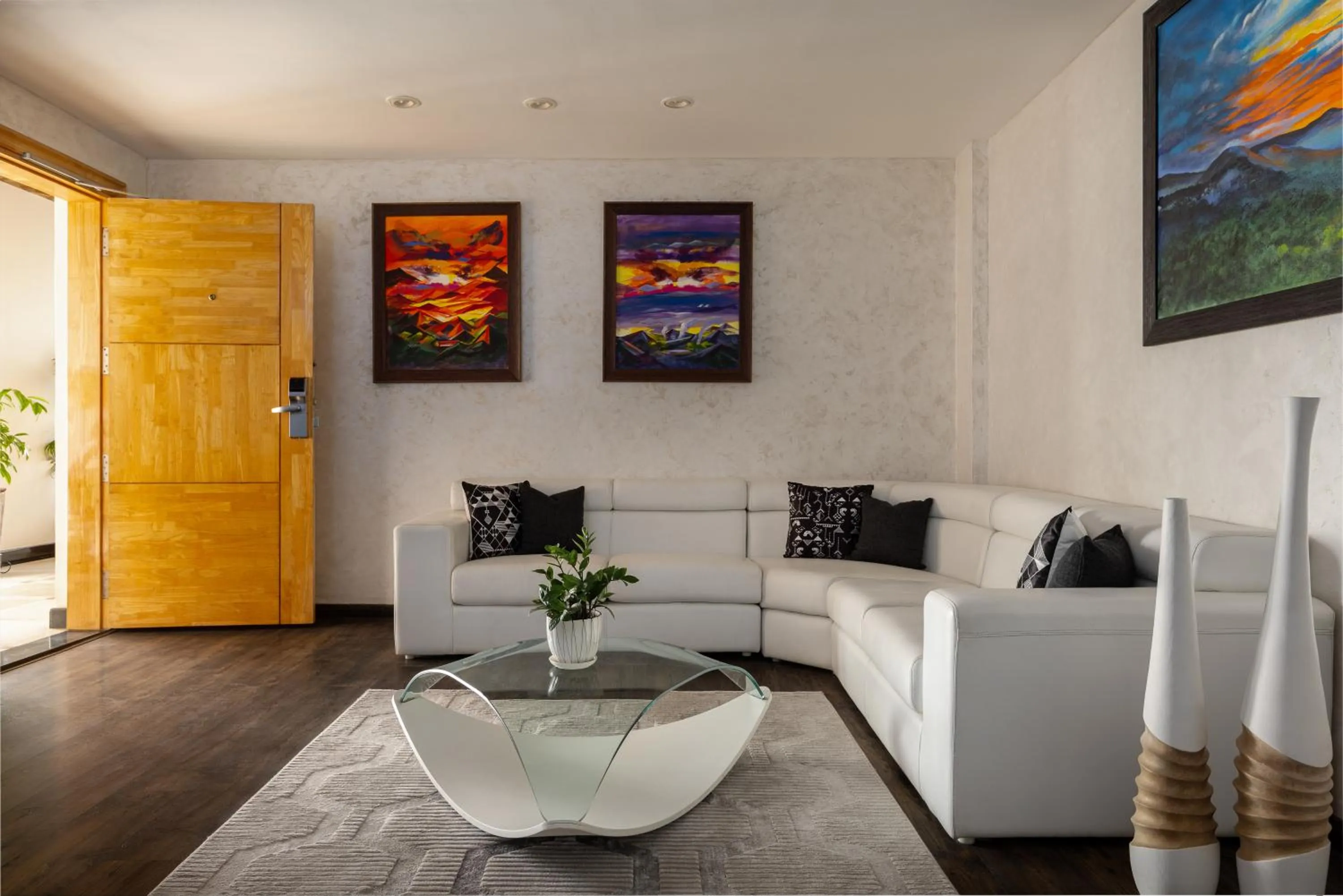 Living room in The Panoramic Getaway