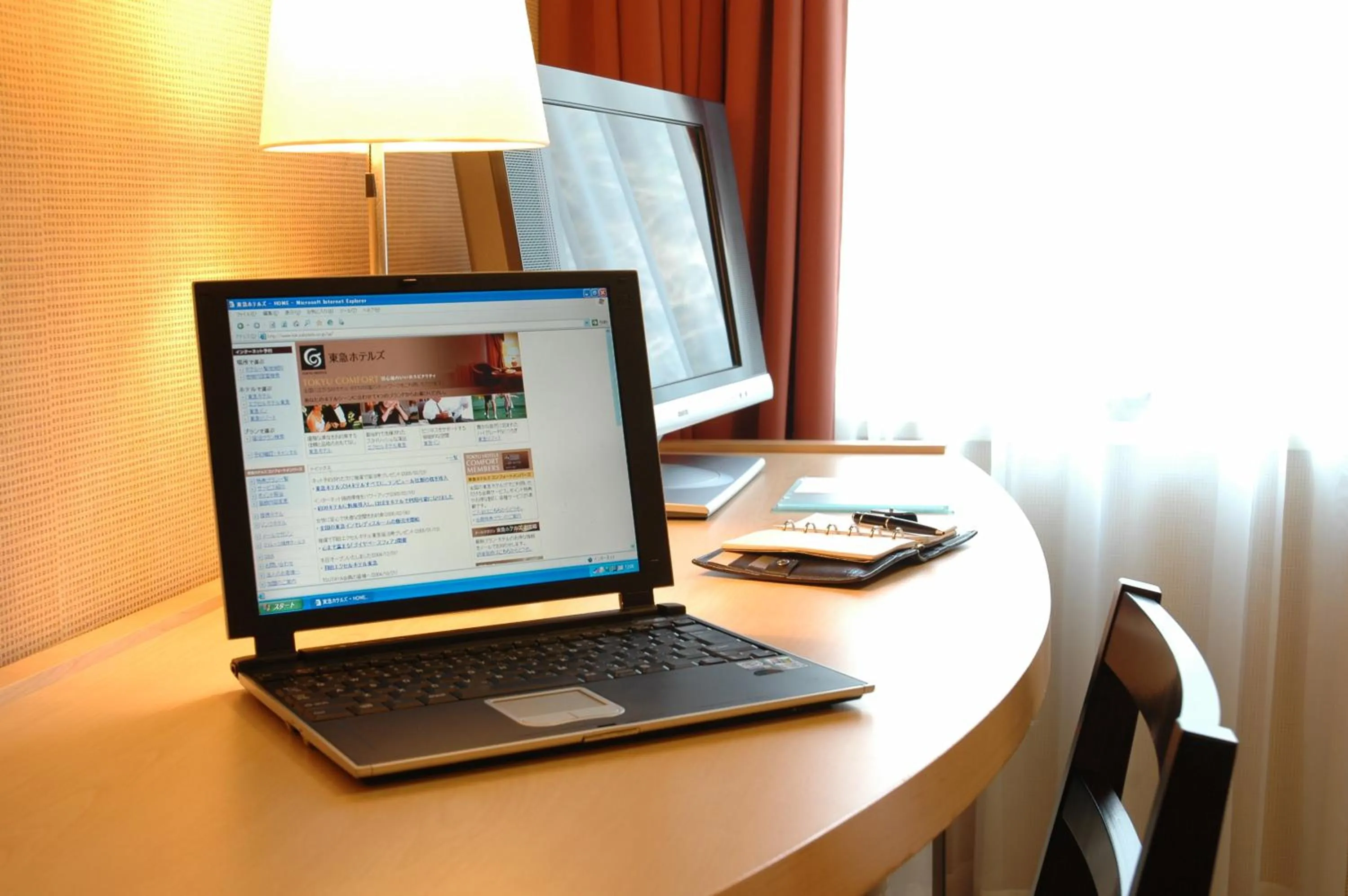 Decorative detail, TV/Entertainment Center in Tokushima Tokyu Rei Hotel