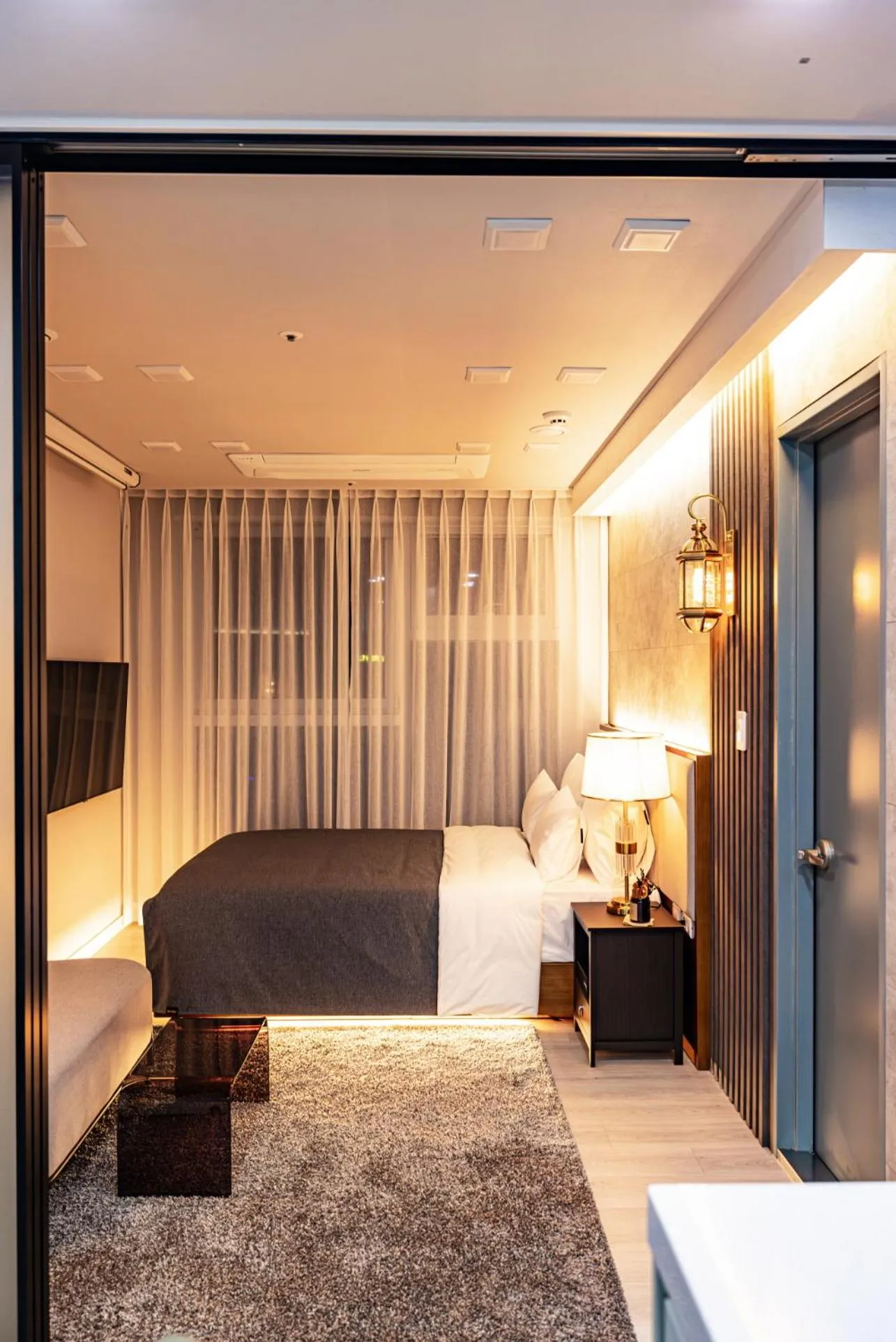 Bed in Raviens Haeundae Avenue