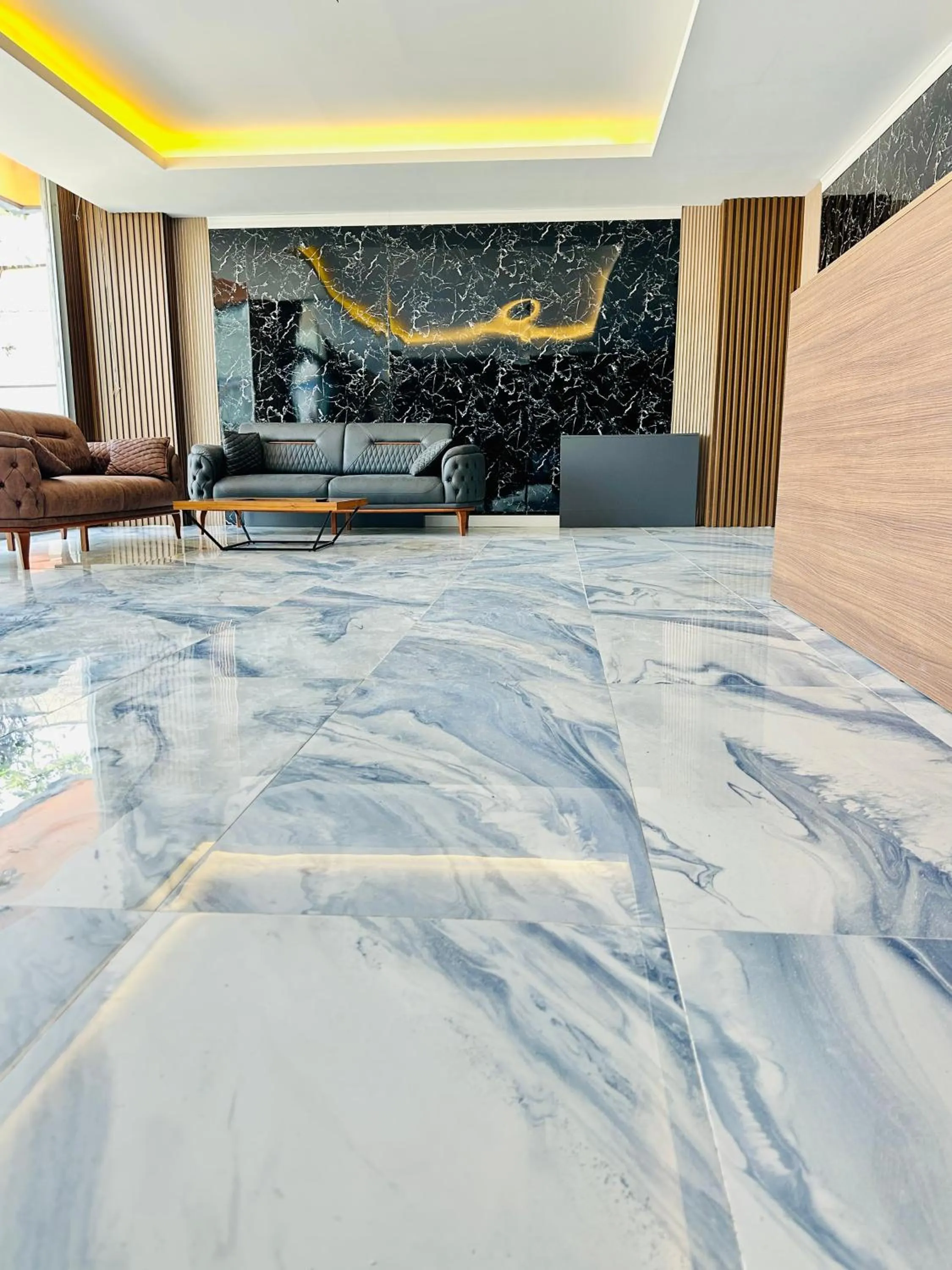 Lobby or reception, Bed in The Hera Gold Hotel