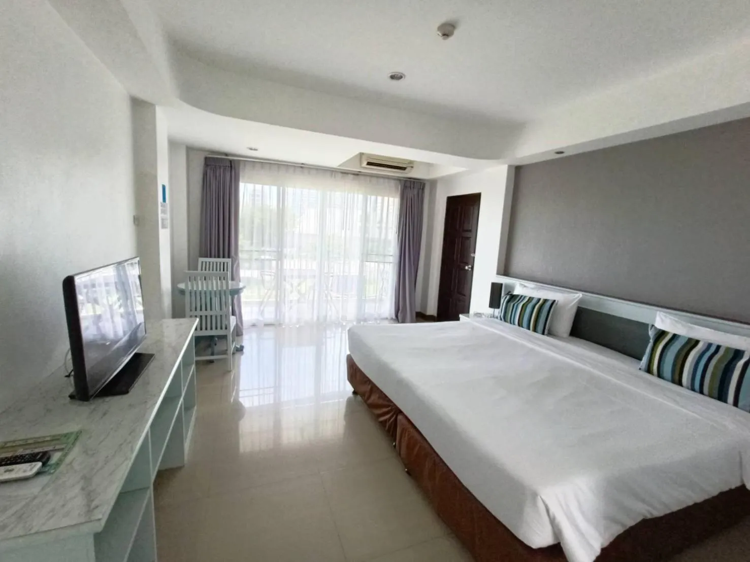 Bedroom, Bed in KP Seaview Jomtien