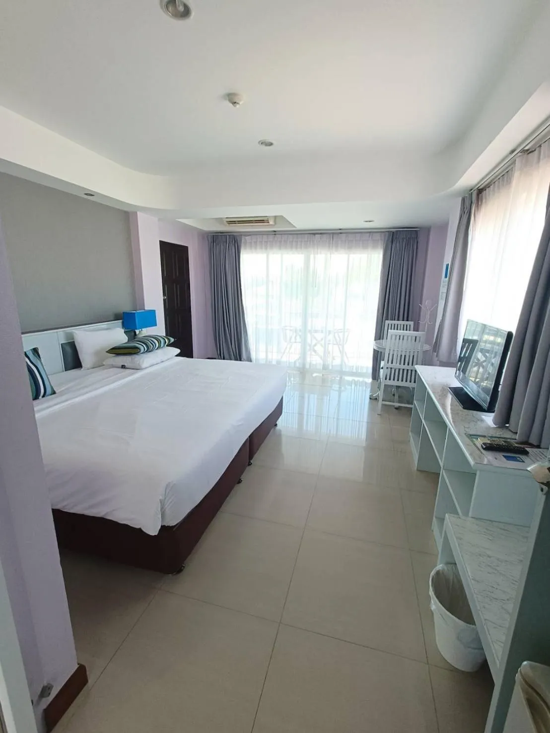 Bedroom, Bed in KP Seaview Jomtien