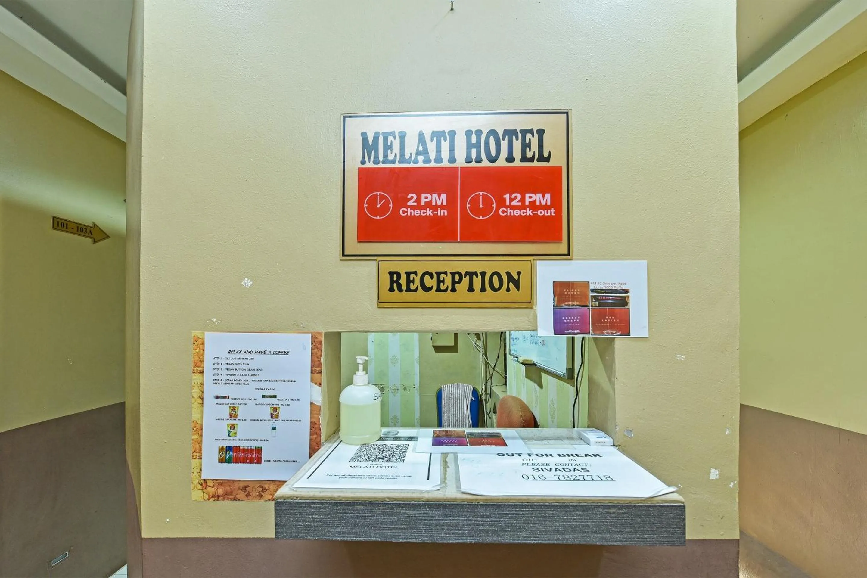 Lobby or reception in OYO 89656 Melati Hotel Nilai