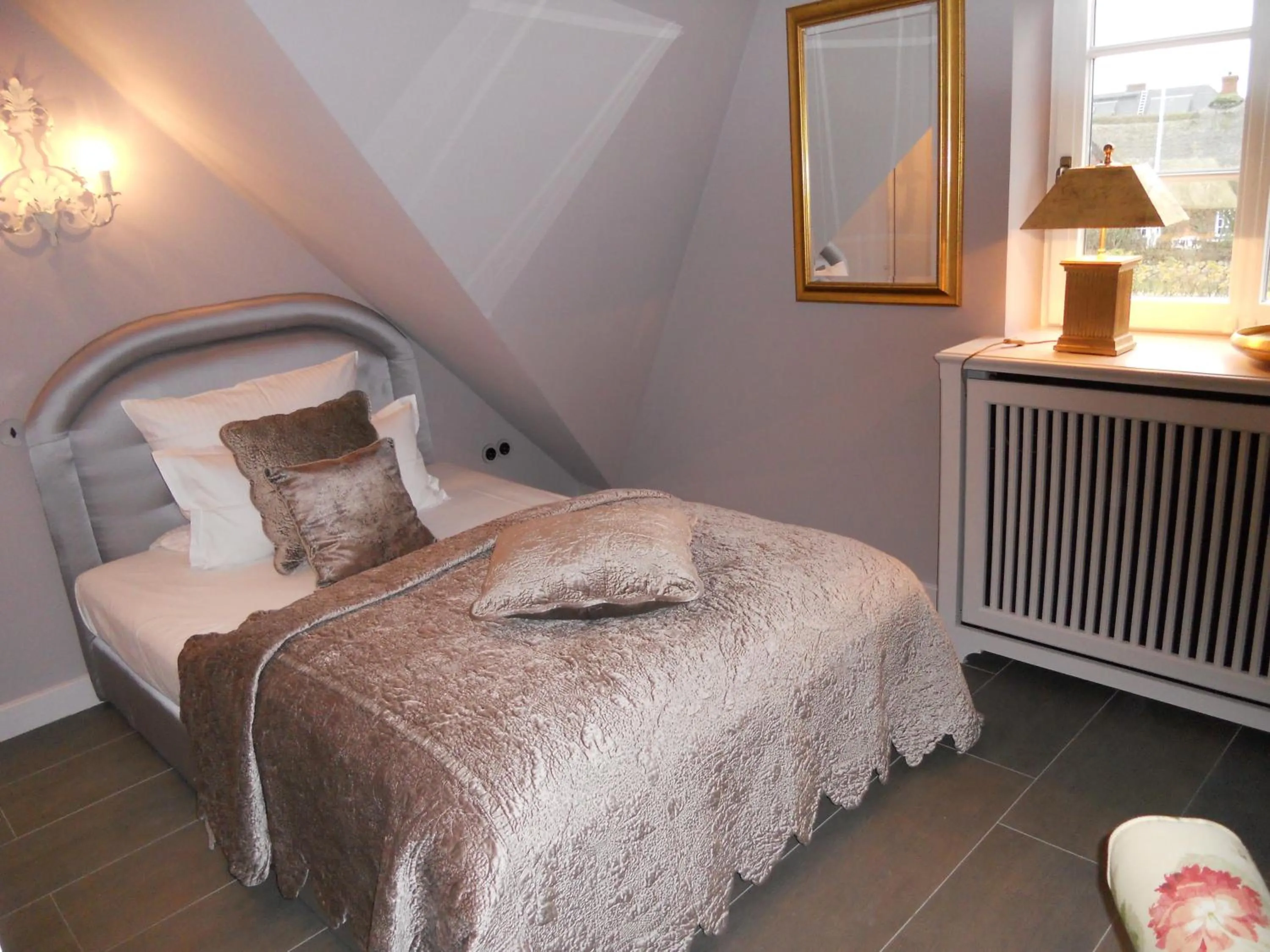 Bedroom, Bed in Ferienhaus Weetstich