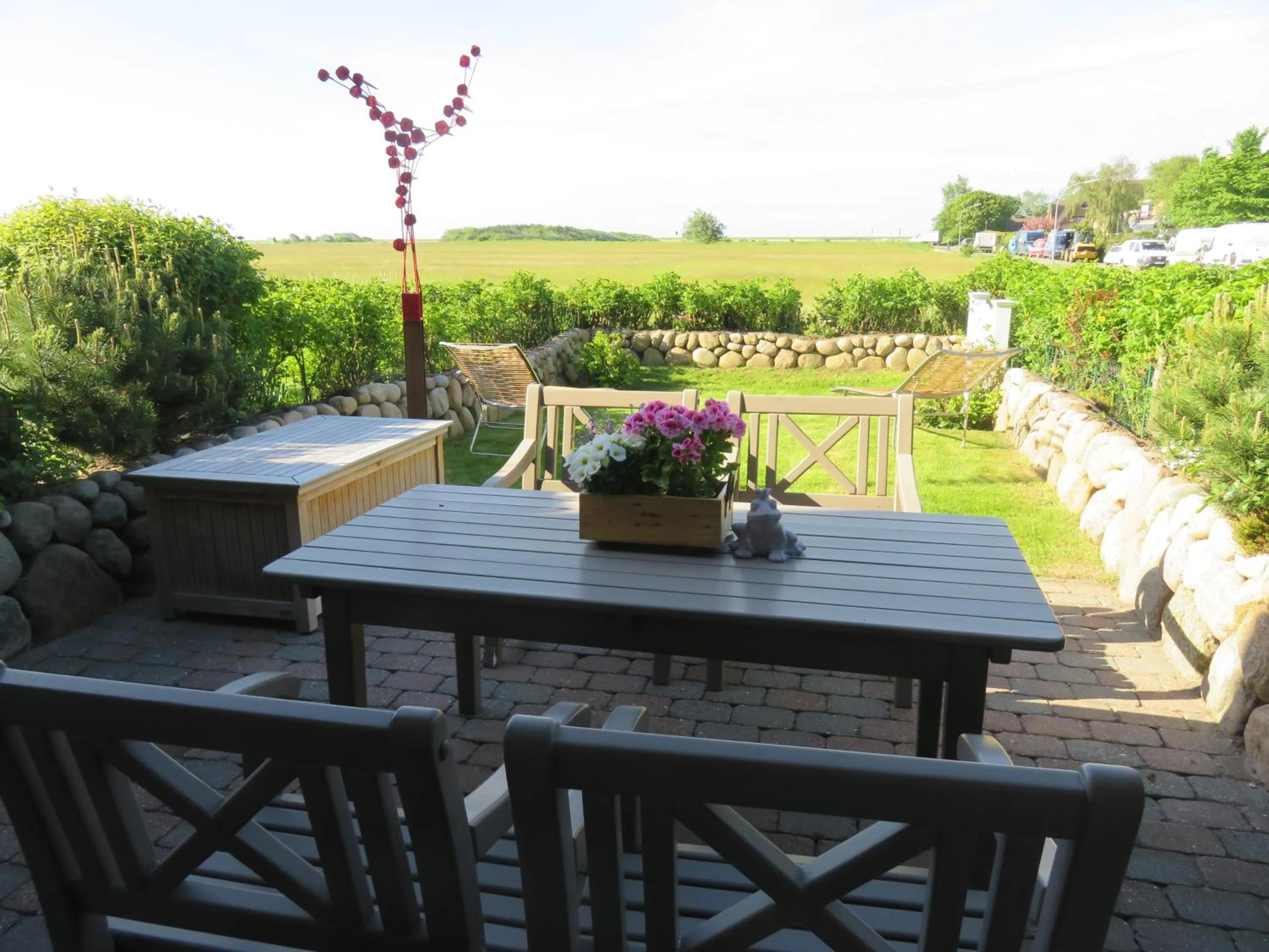 Garden in Ferienhaus Weetstich