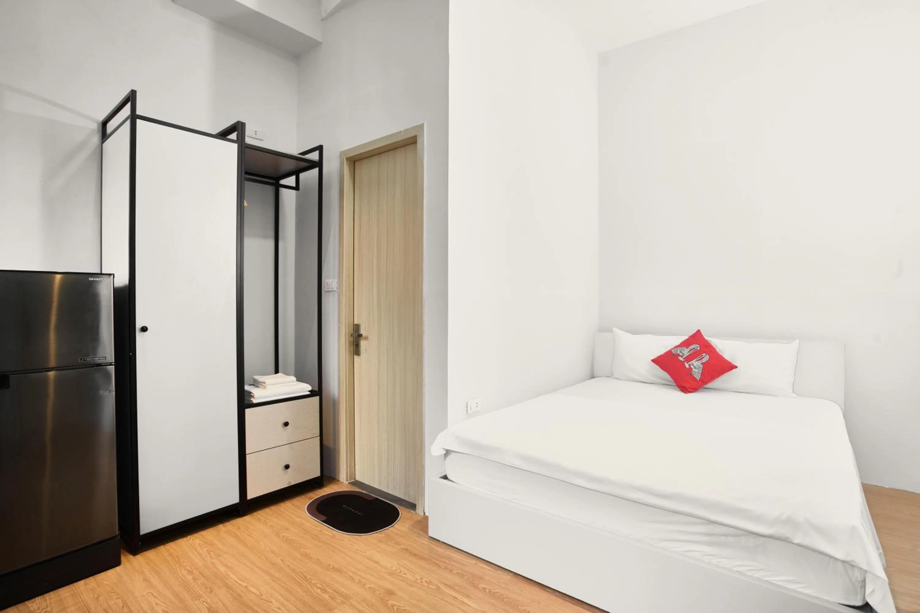 View (from property/room), Bed in Eco Nest Hotel & Apartment